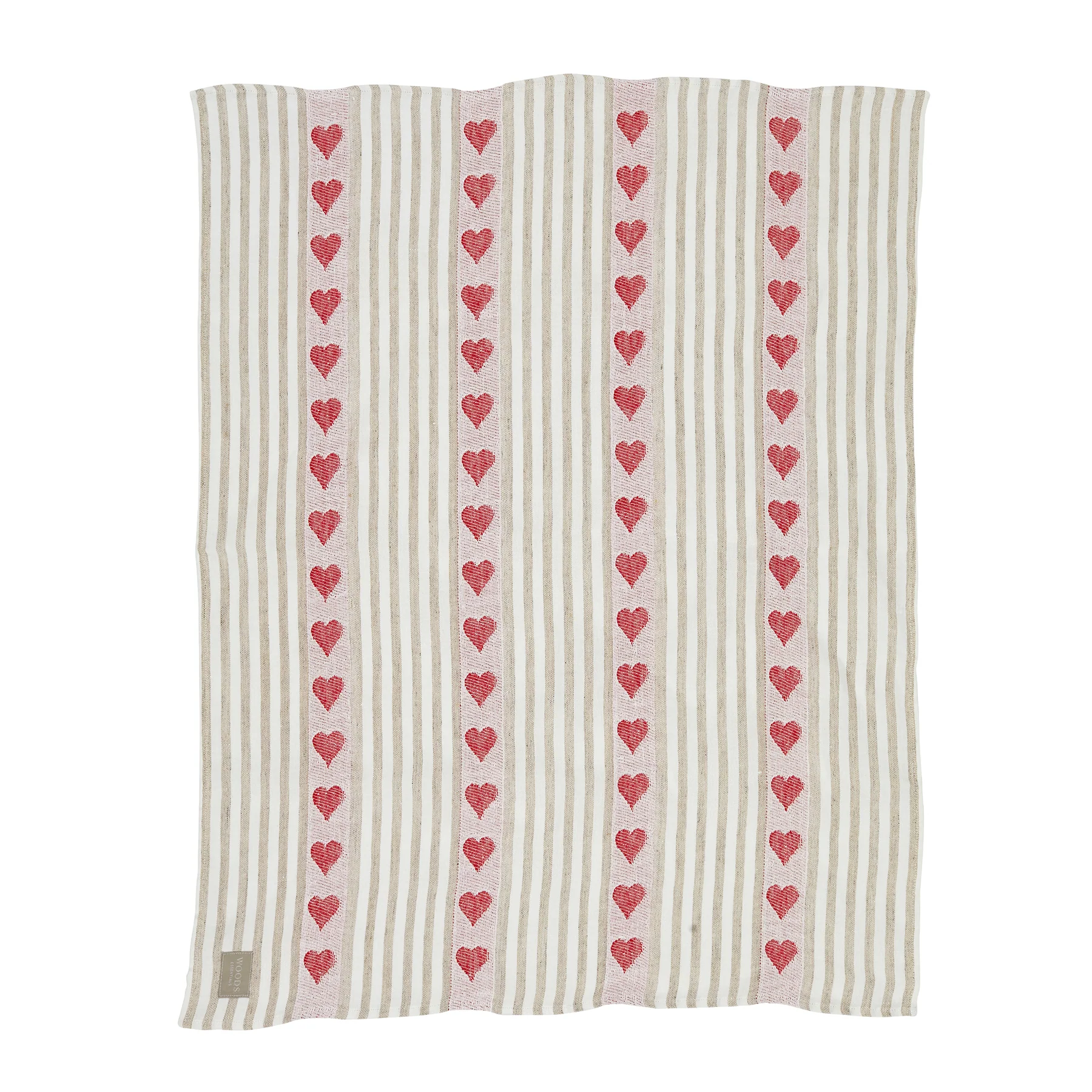 Woods 100% Irish Linen 'Striped' Tea Towel - Image 3