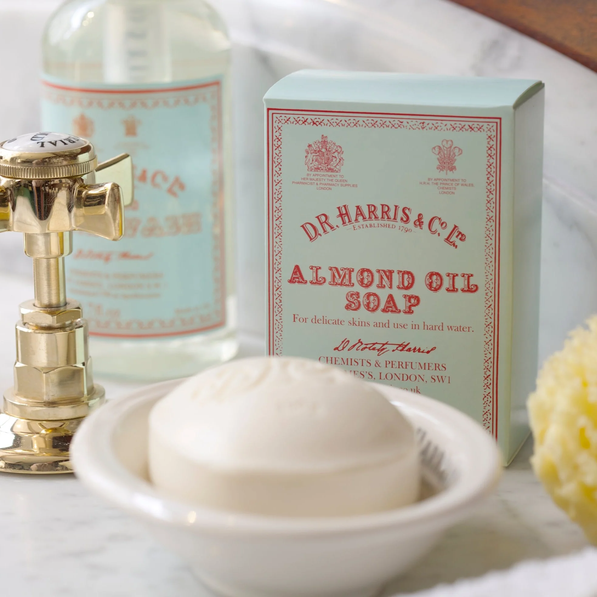 Almond Oil Soap Bar - D.R. Harris - Image 3