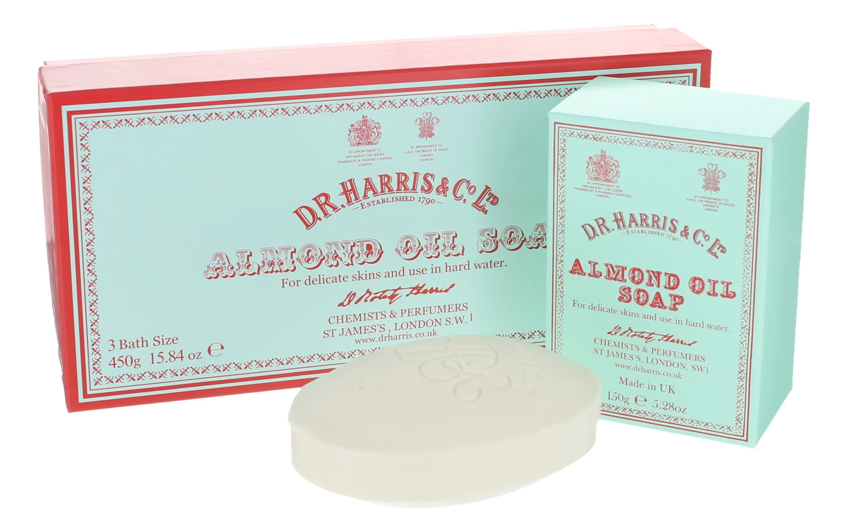 Almond Oil Soap (Set of 3) - D.R. Harris - Image 3