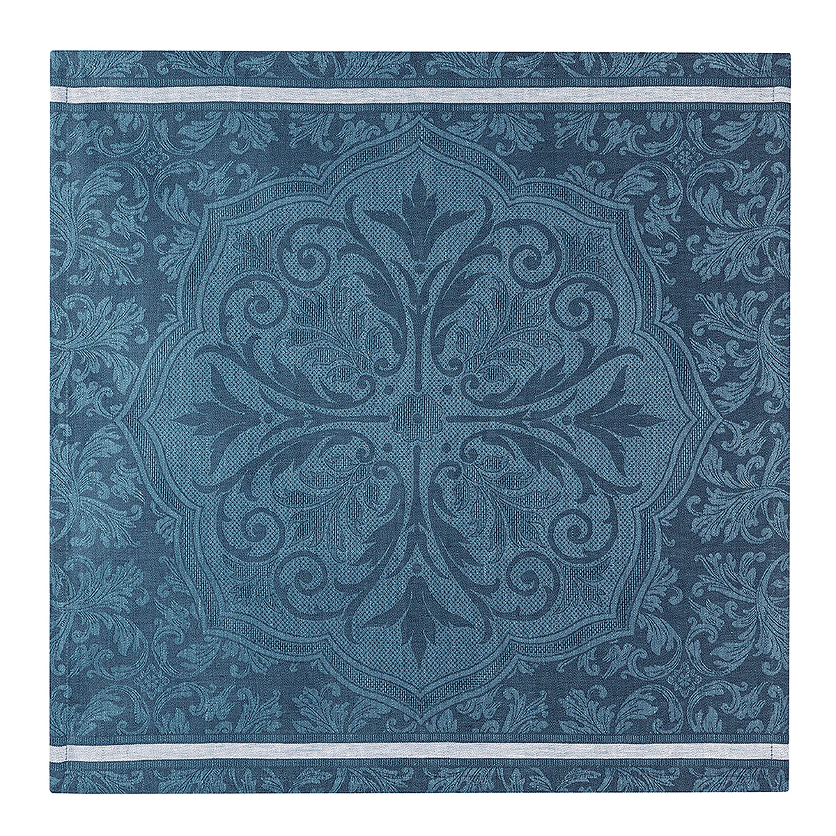 Armoiries Blue 100% Linen Table Linens - Image 4