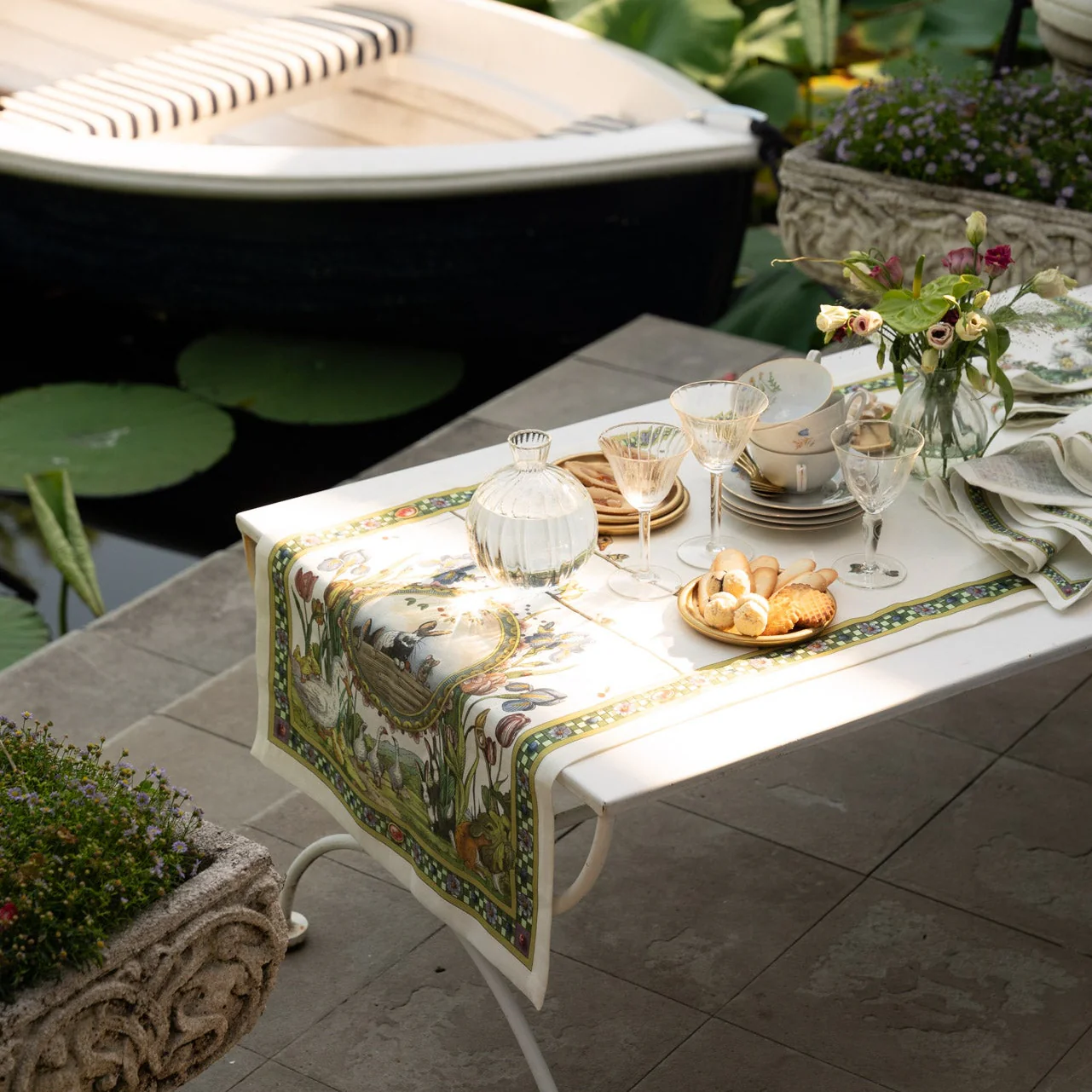 Bunny Garden Design Table Linen - Image 2