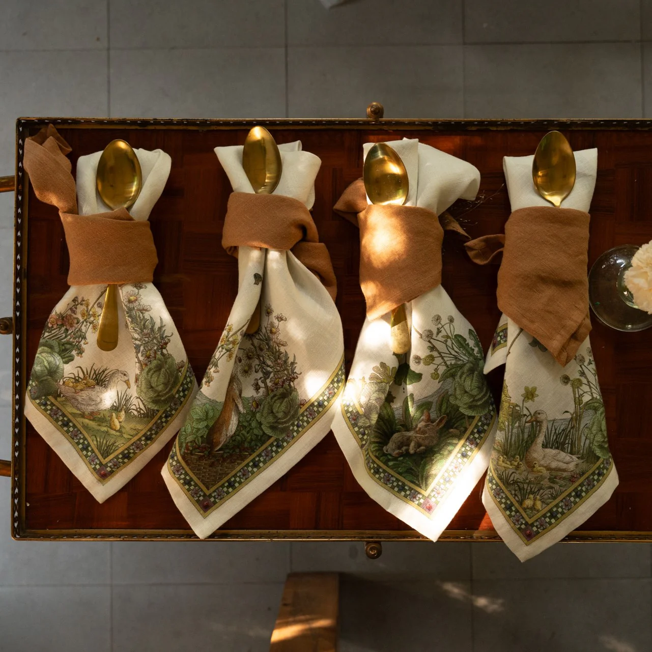 Bunny Garden Design Table Linen - Image 3