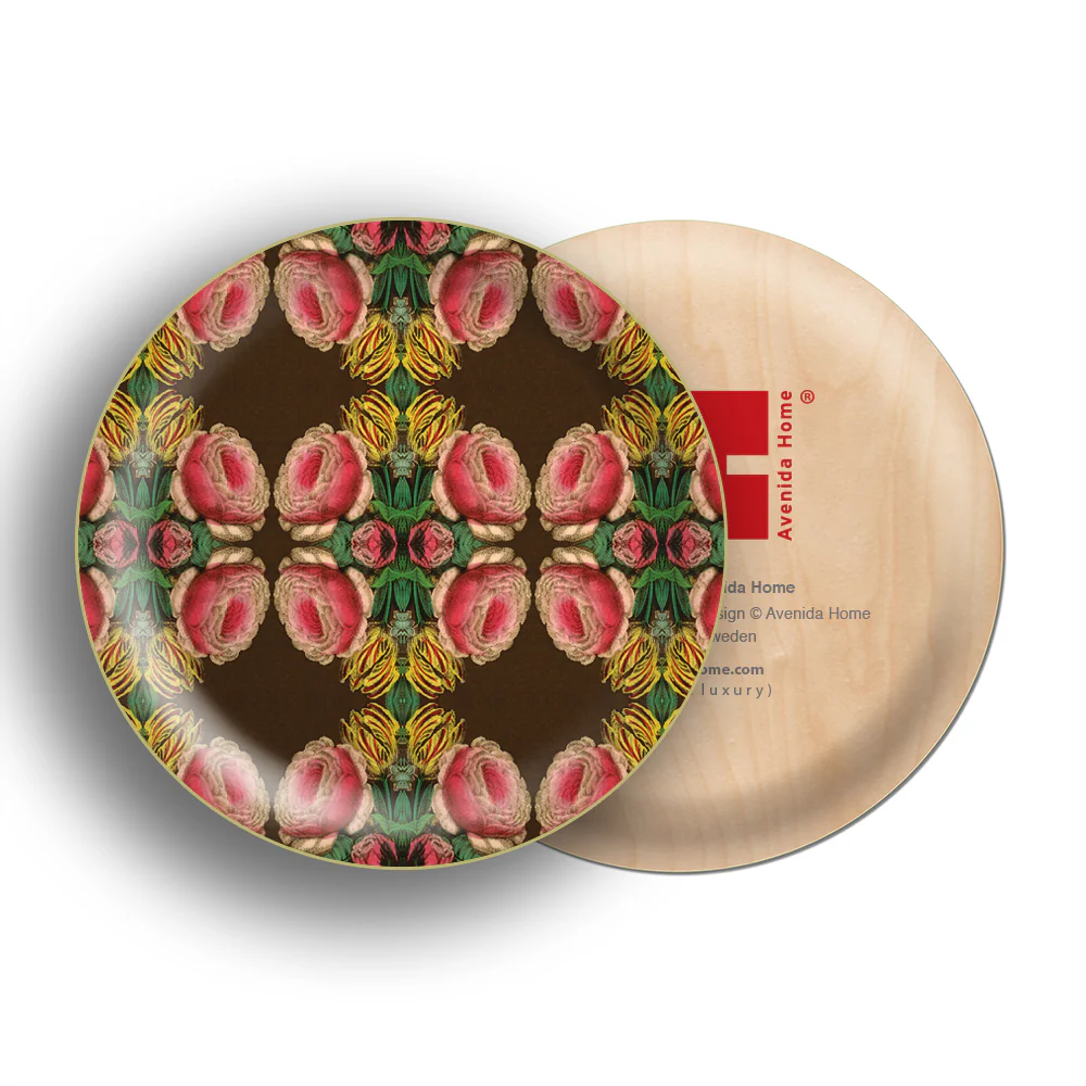 Cabbage Rose Birchwood Trays - Image 2