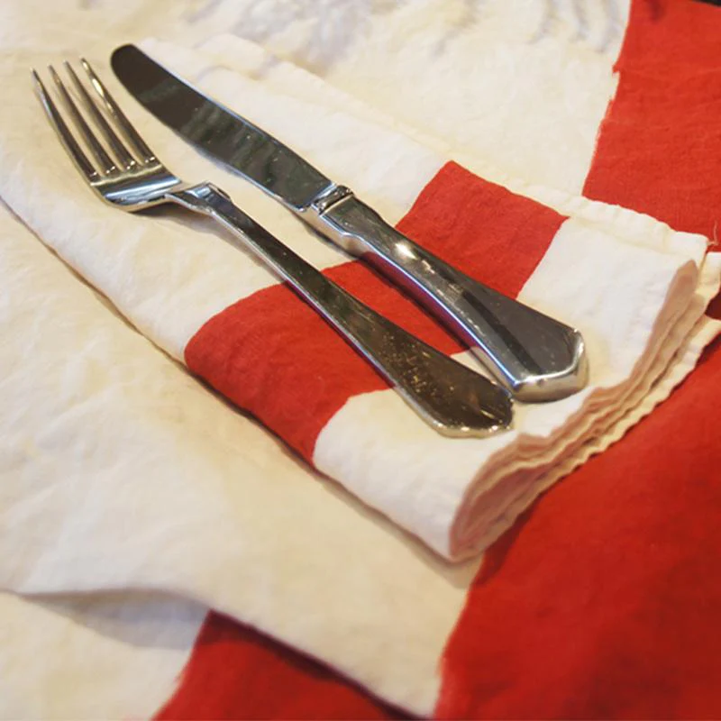Cornice 100% Linen Napkins - Image 2