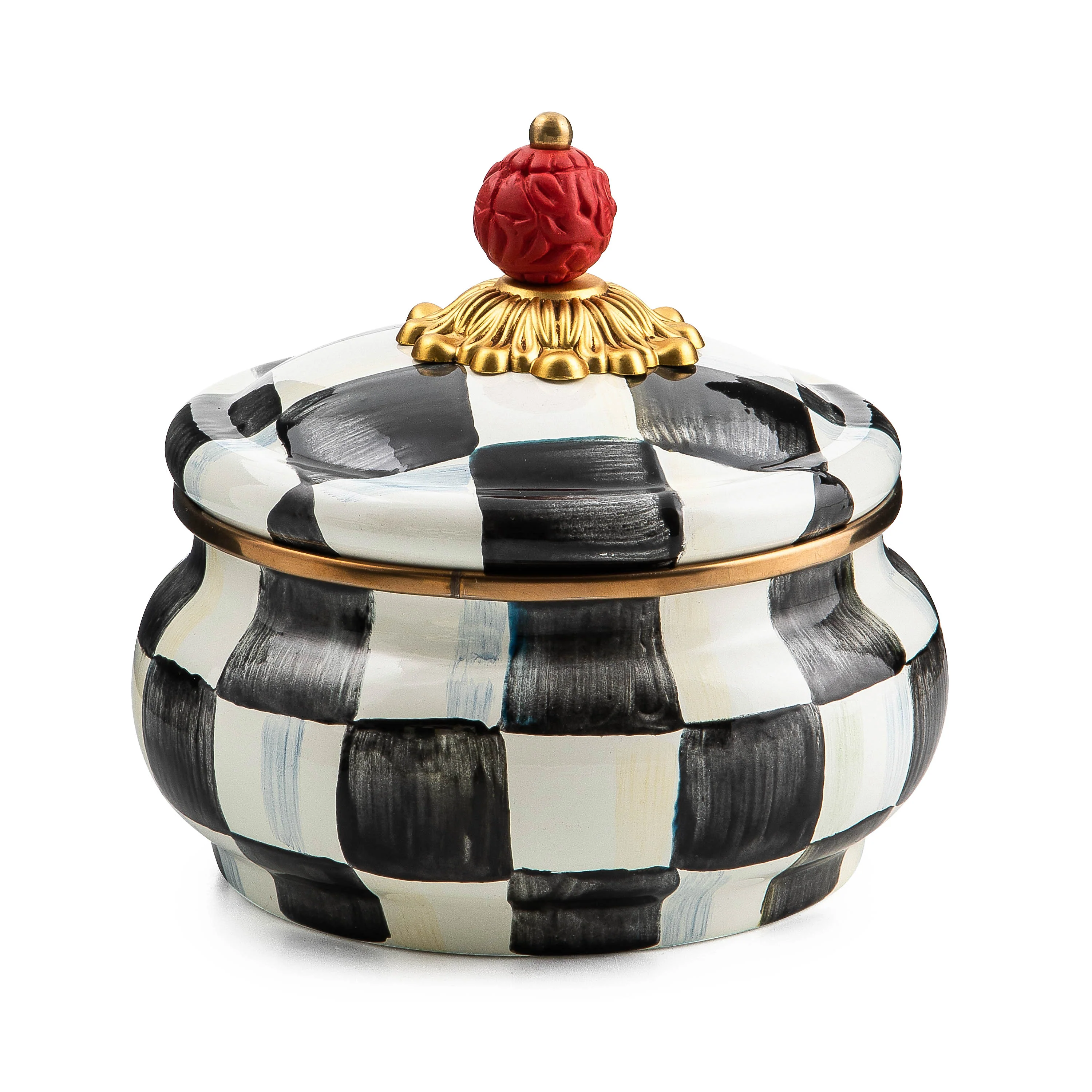 MacKenzie-Childs Courtly Check Storage Canisters - Image 8