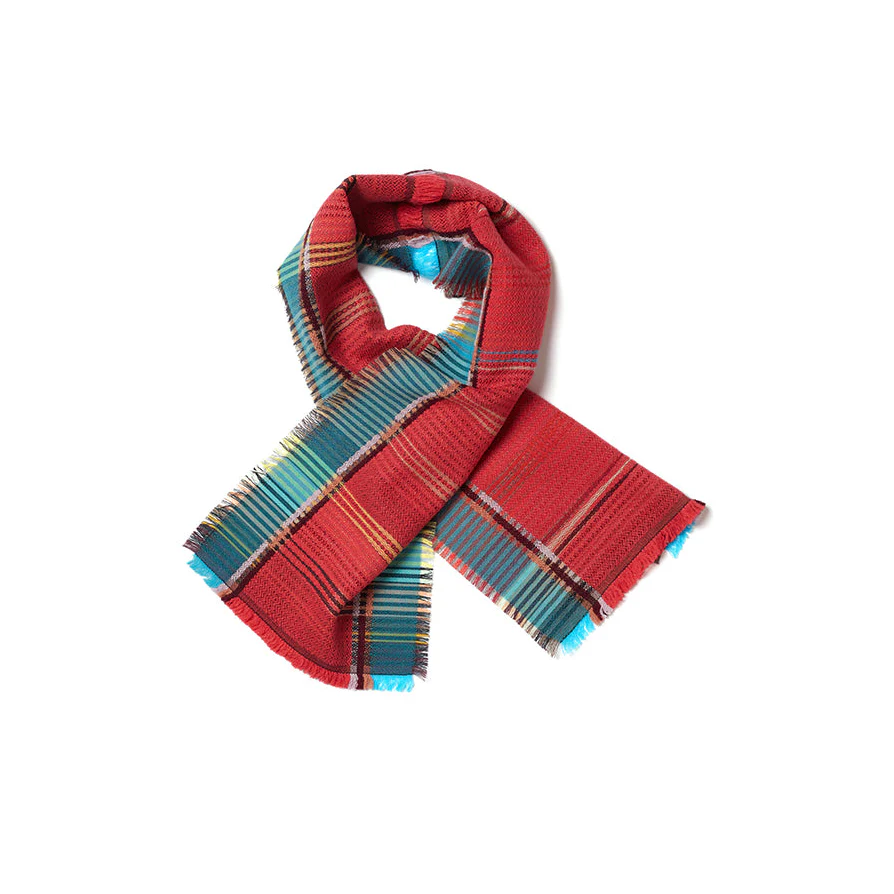 Dafne Wool/Cashmere Tippet Short Scarf - Image 10