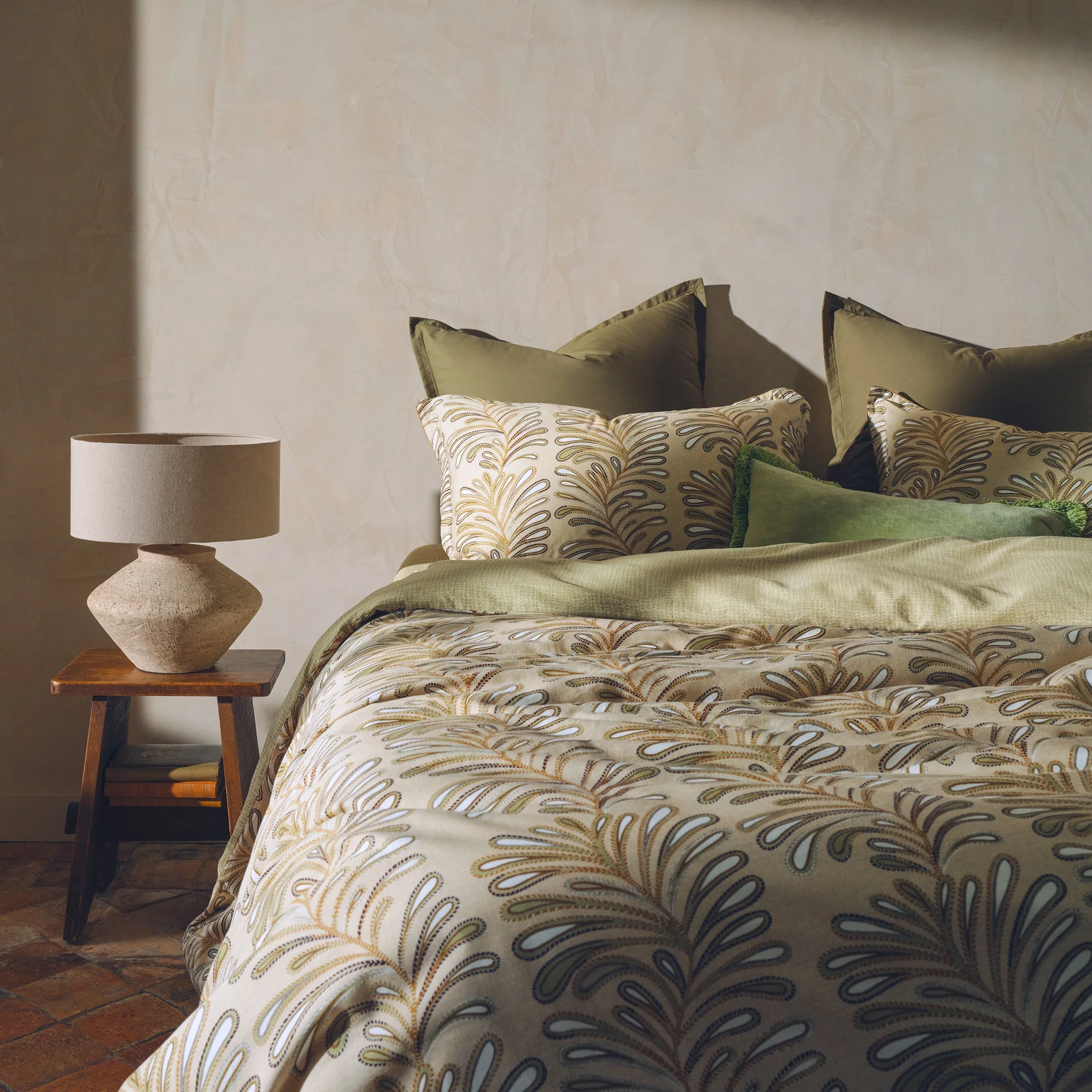 Desforges Esparto Cotton Bed Linen - Image 2