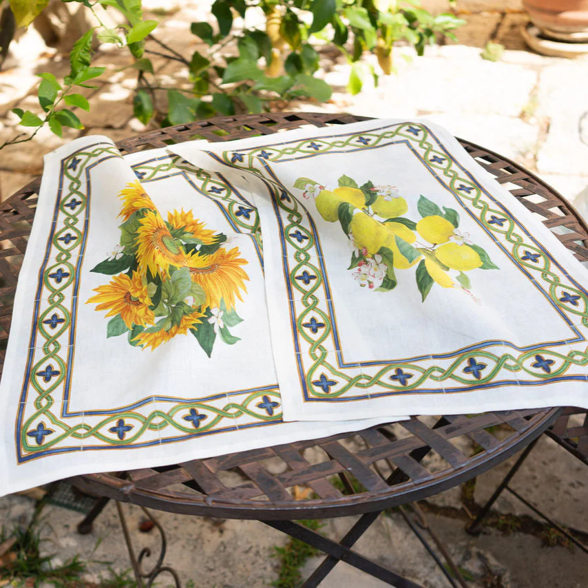 Etruscan Linen Tea Towels - Image 2