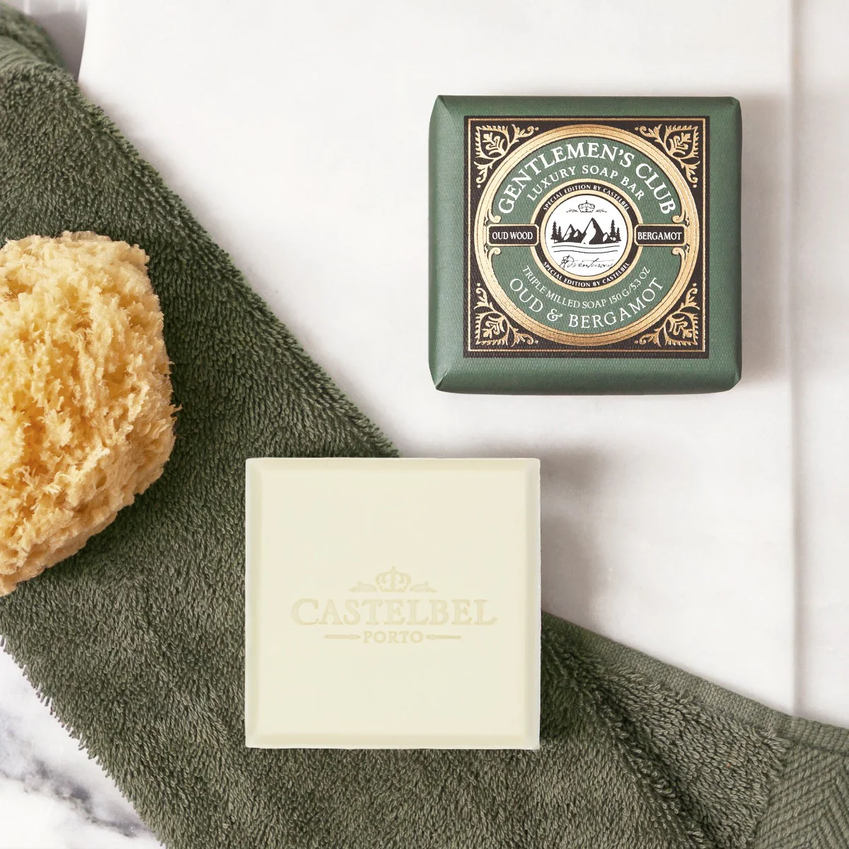 Gentleman's Club Oud & Bergamot Soap (150g) - Image 2