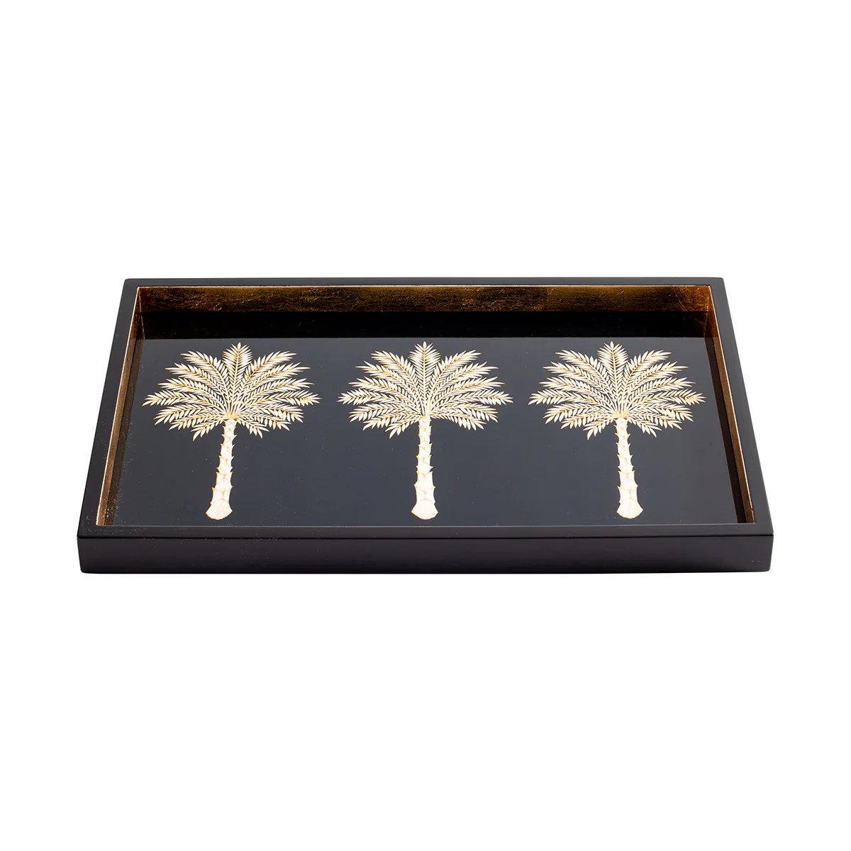 Grand Palms Black Lacquer Trays - Image 2