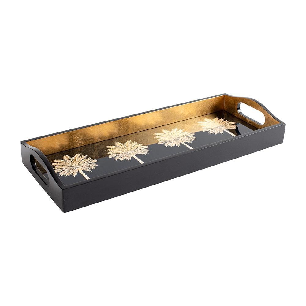 Grand Palms Black Lacquer Trays - Image 3