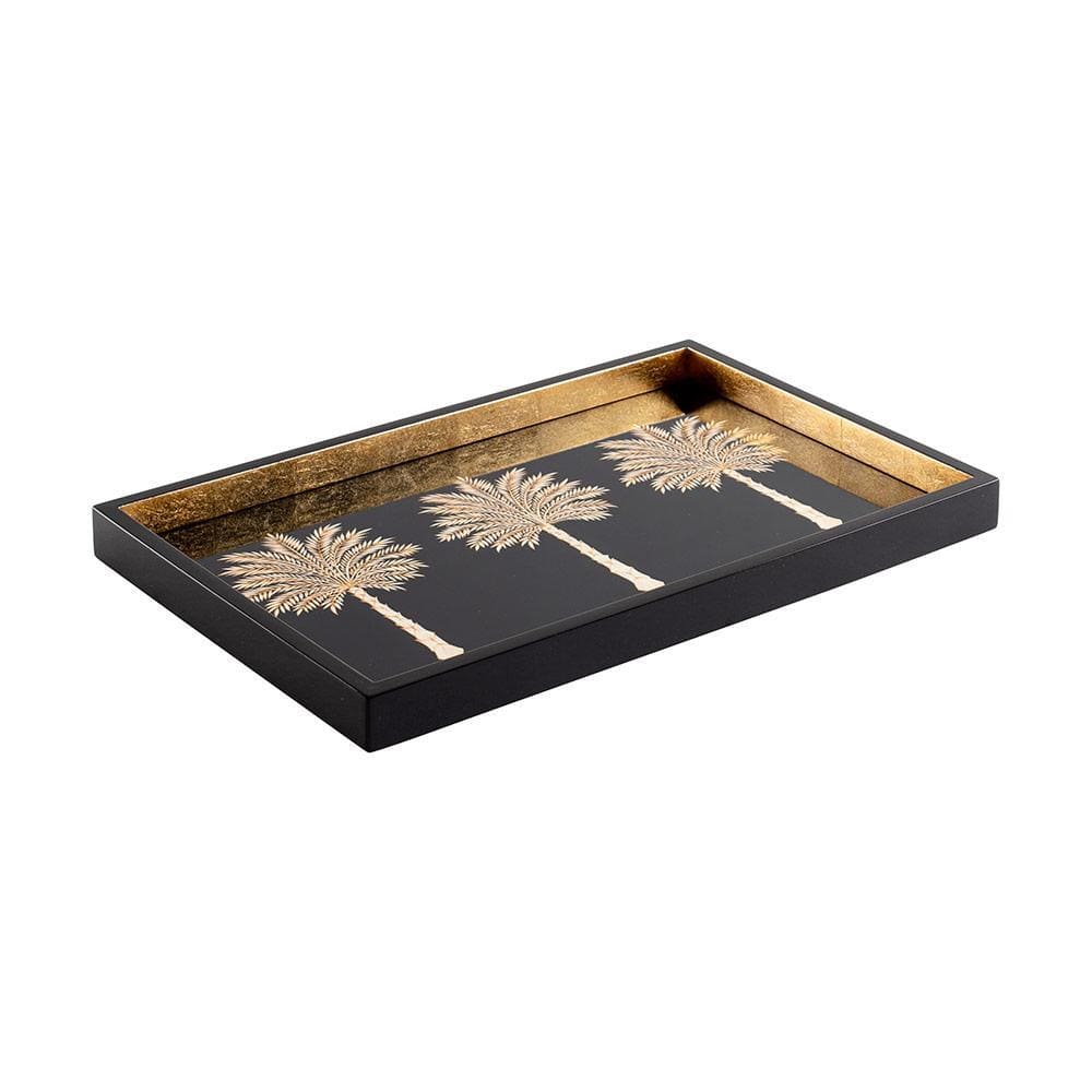 Grand Palms Black Lacquer Trays - Image 4