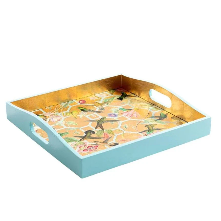 Hummingbird Gold Trays - Image 3