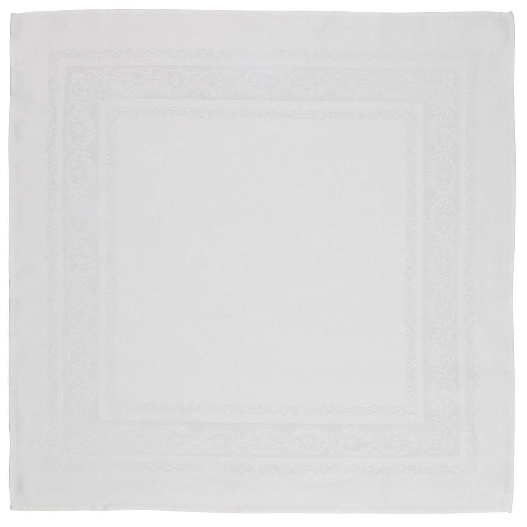 Irish Linen Double Damask Fine Scroll Table Linens - Image 3