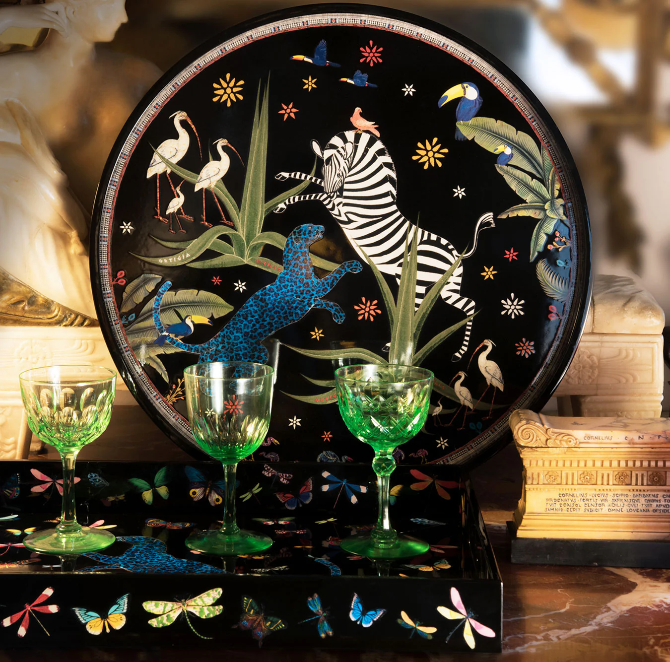 Ortigia Jungle Round Tray - Image 2