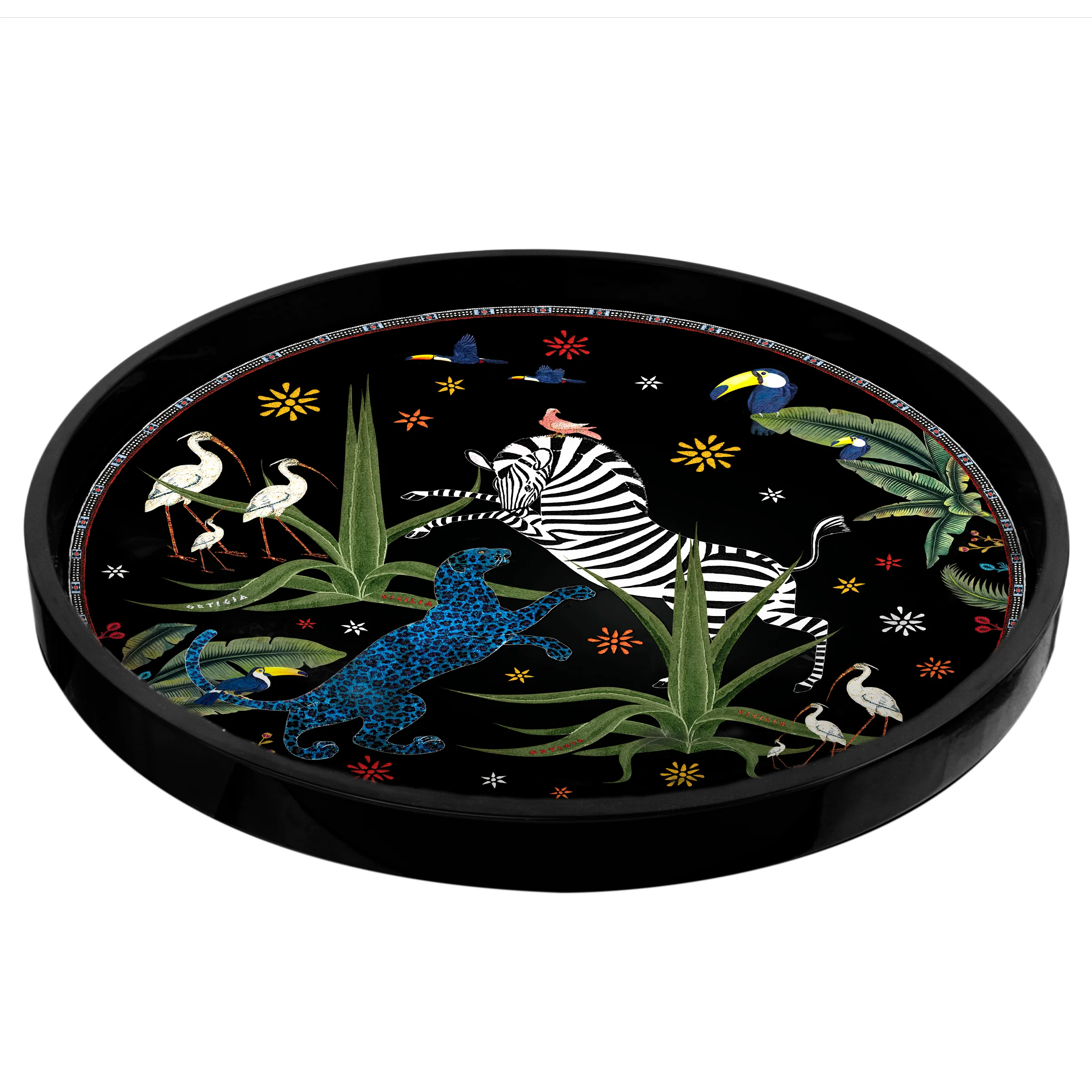 Ortigia Jungle Round Tray - Image 3