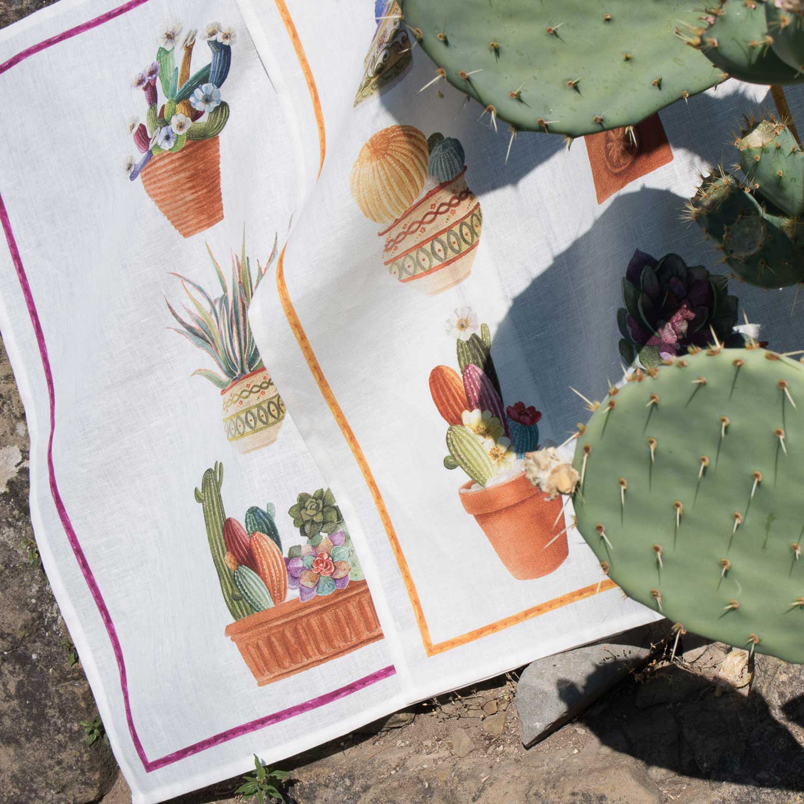 Kactus 100% Linen Tea Towels - Image 2