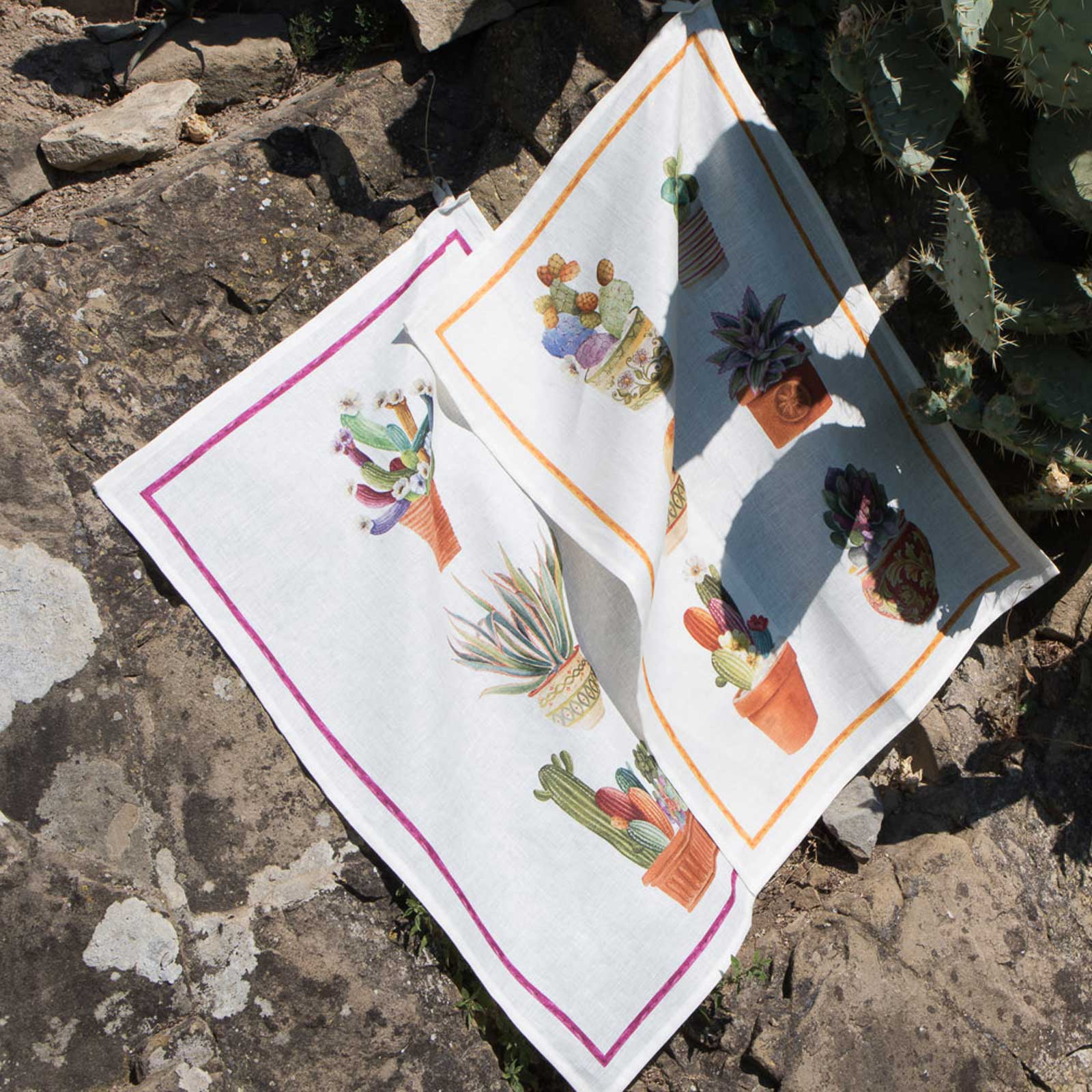 Kactus 100% Linen Tea Towels - Image 3