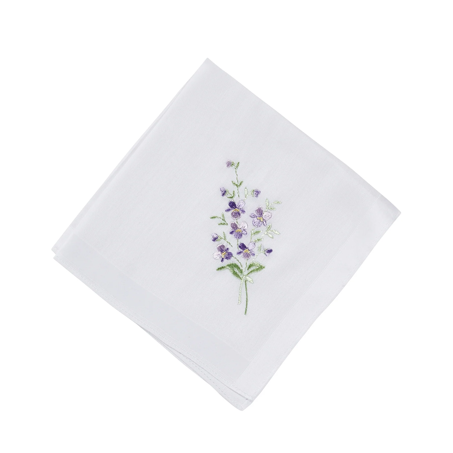 Ladies Cotton Handkerchiefs - Floral Bunches - Image 2
