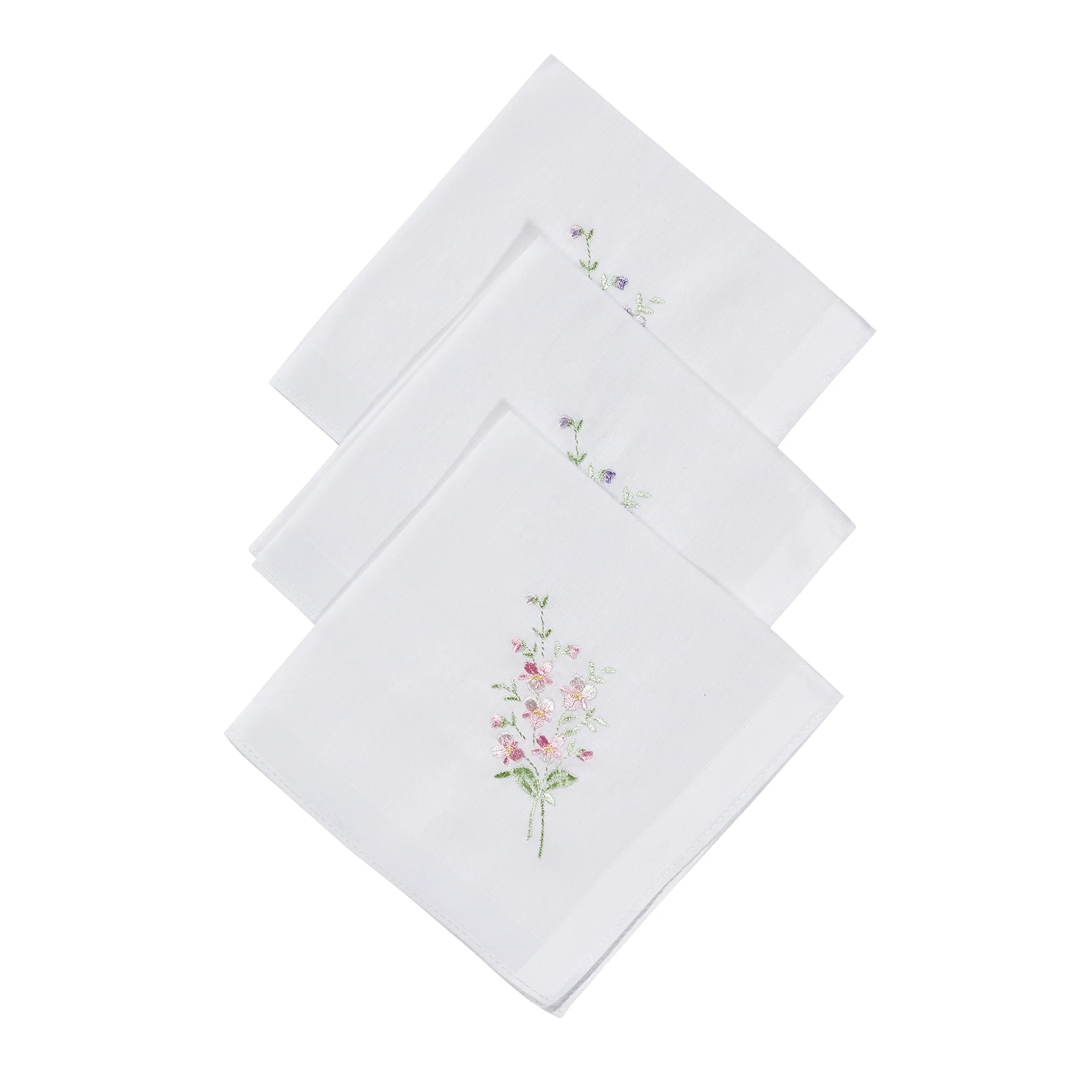 Ladies Cotton Handkerchiefs - Floral Bunches - Image 4
