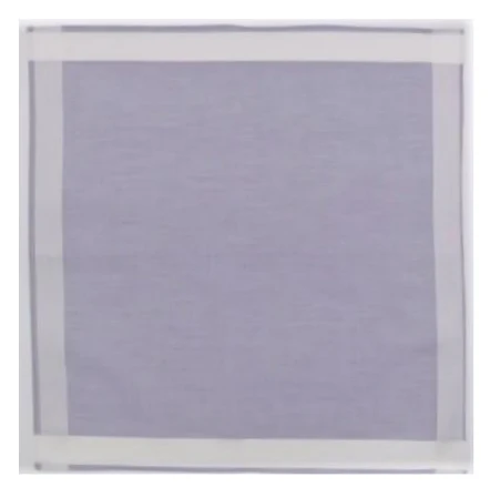Lehner Ladies Swiss Cotton Handkerchief - White Border - Image 3
