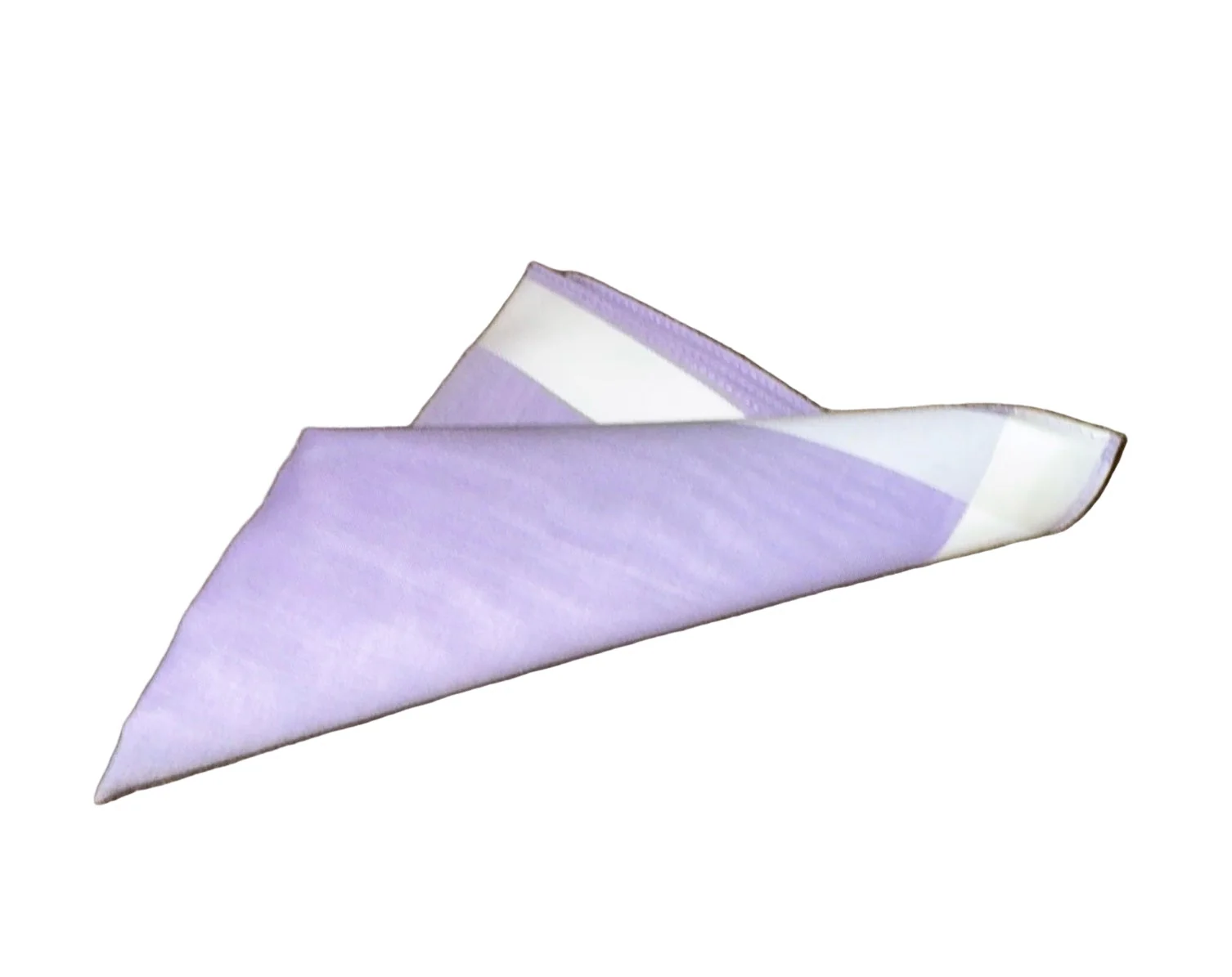 Lehner Ladies Swiss Cotton Handkerchief - White Border - Image 5