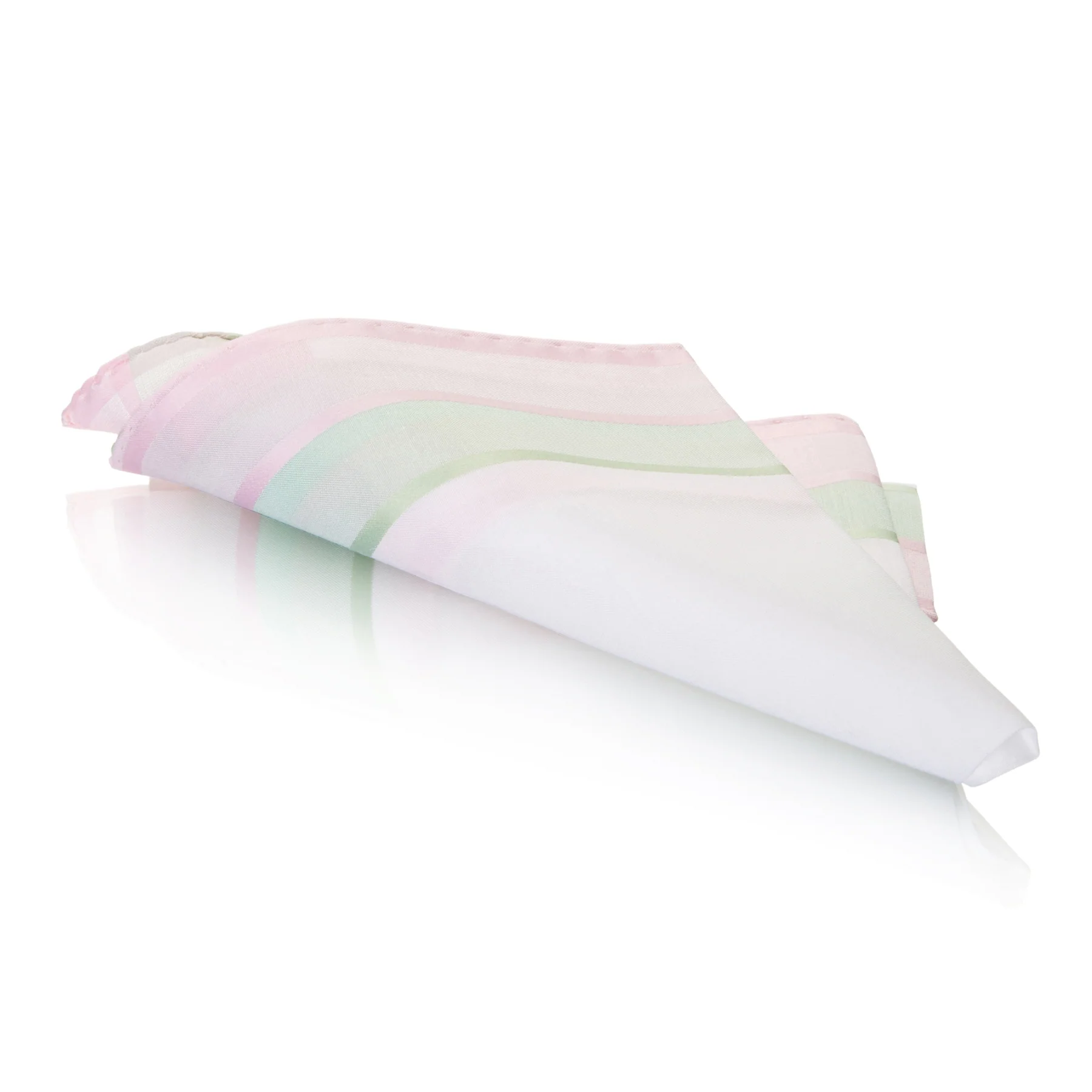 Lehner Swiss Cotton Ladies Handkerchief -  Double Border - Image 2