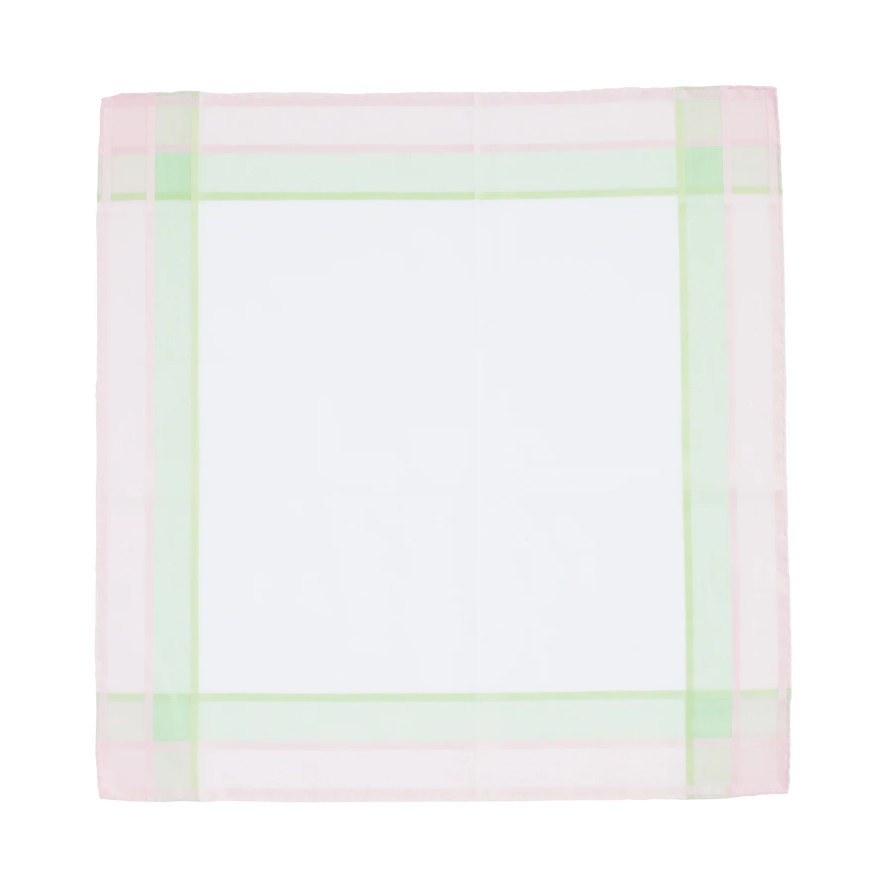 Lehner Swiss Cotton Ladies Handkerchief -  Double Border - Image 4