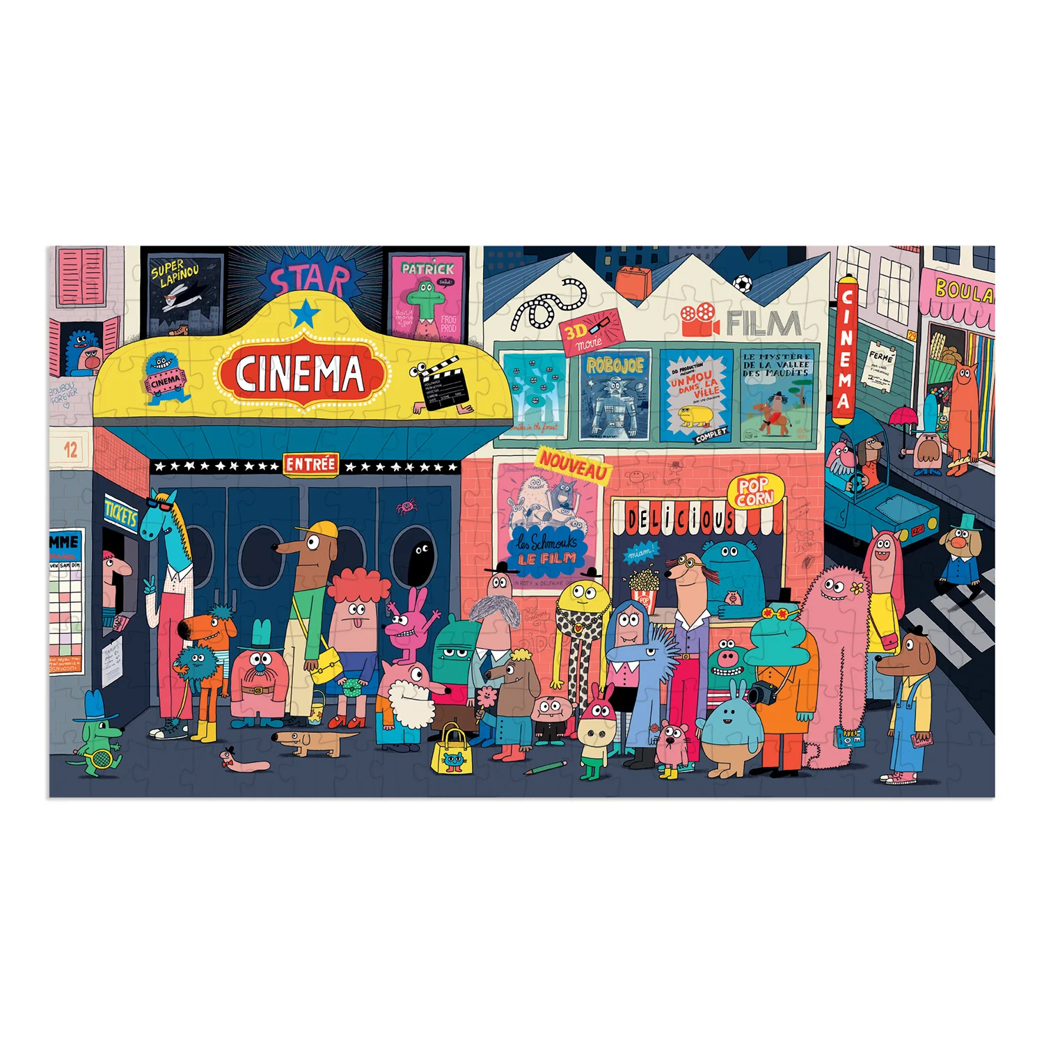 Lets go to the Movies Jigsaw Puzzle - Image 2