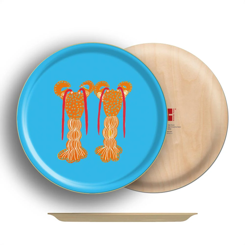 Two Lobsters Birchwood Trays - Image 2
