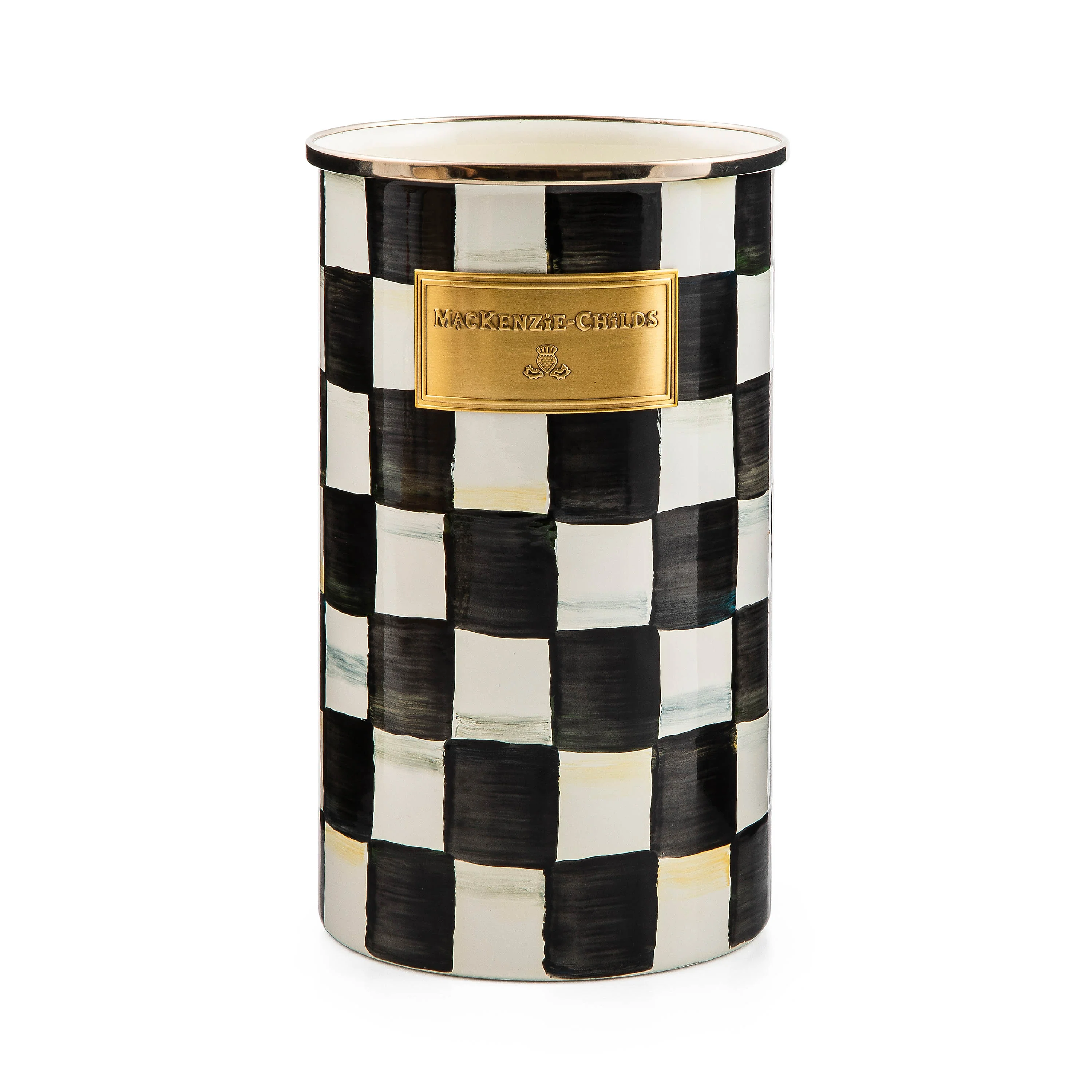 MacKenzie-Childs Courtly Check Utensil Holder - Image 2