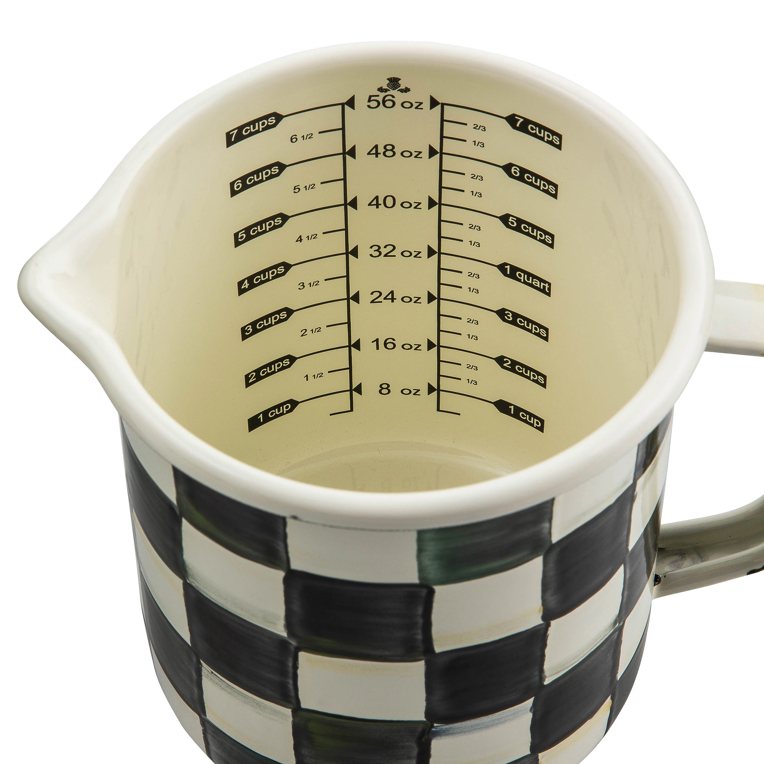 MacKenzie-Childs Courtly Check Measuring Jug - Image 2