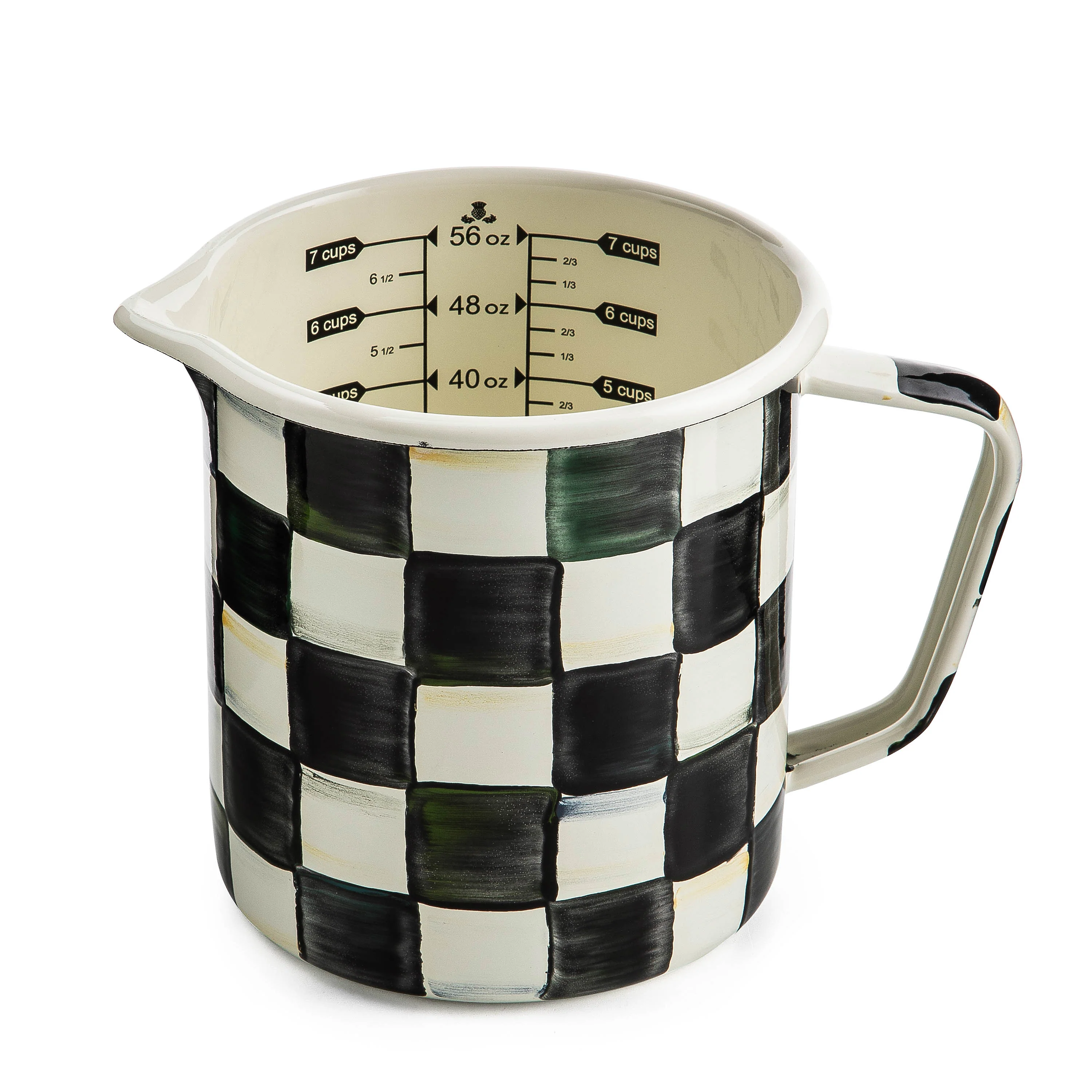 MacKenzie-Childs Courtly Check Measuring Jug - Image 3