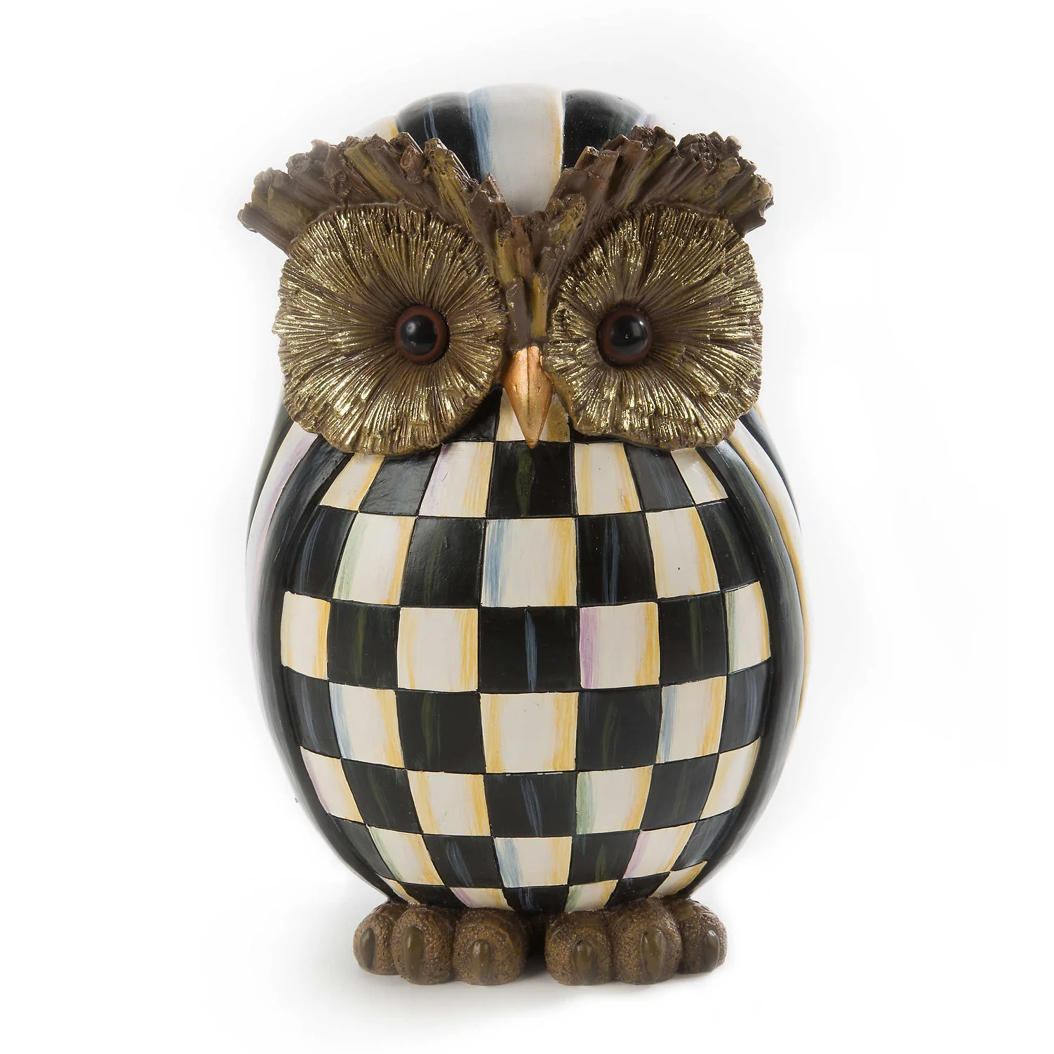 MacKenzie-Childs Courtly Check Owl - Image 2