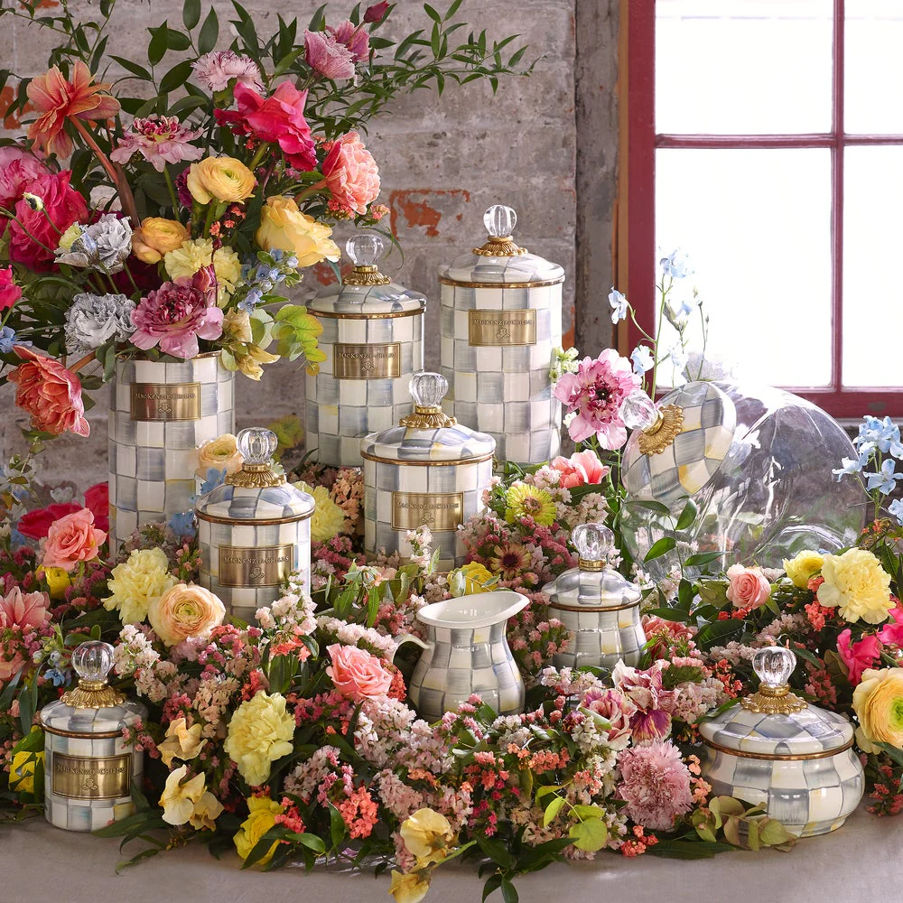 MacKenzie-Childs Glass Storage Jars - Image 8