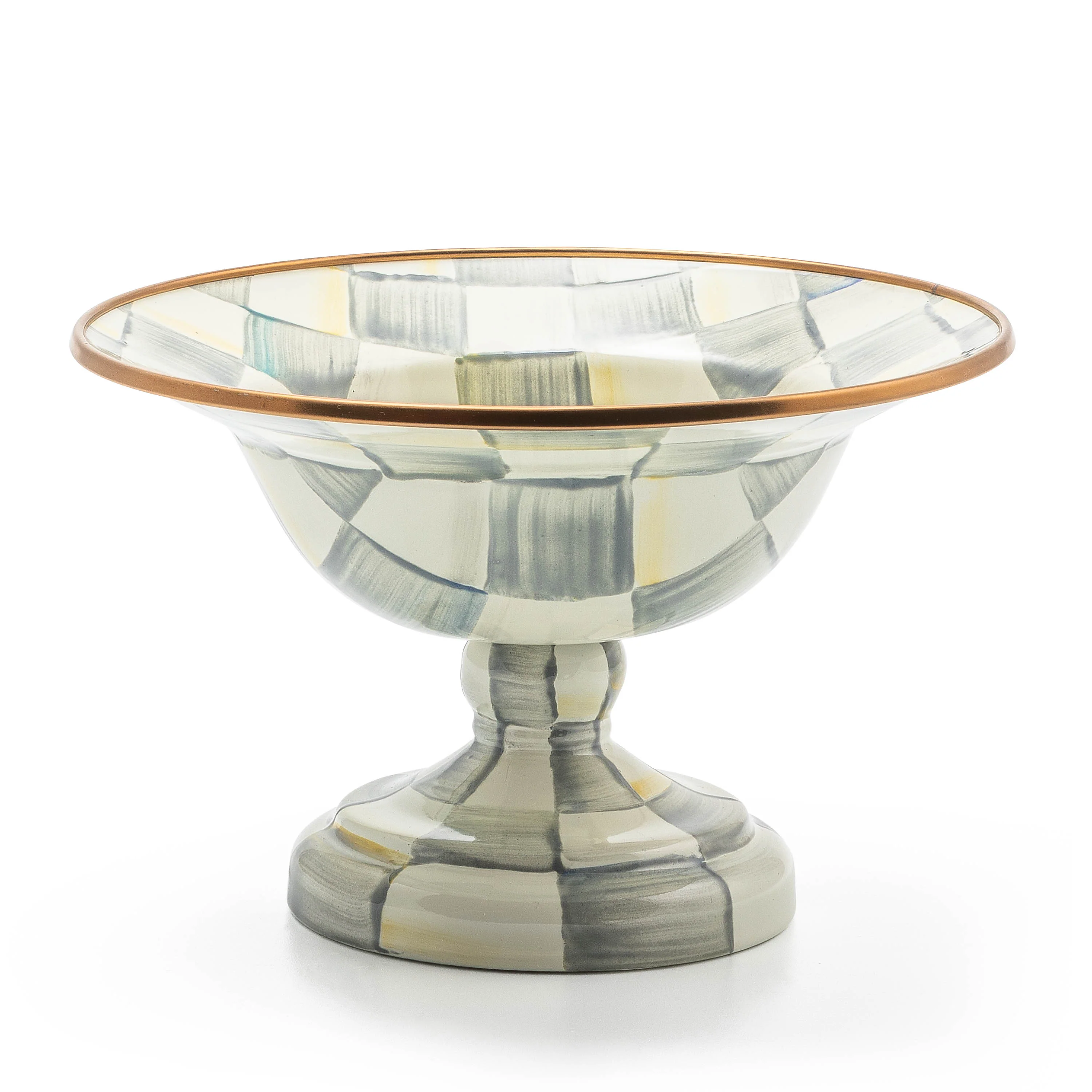 MacKenzie-Childs Sterling Check Enamelware Bowls - Image 8