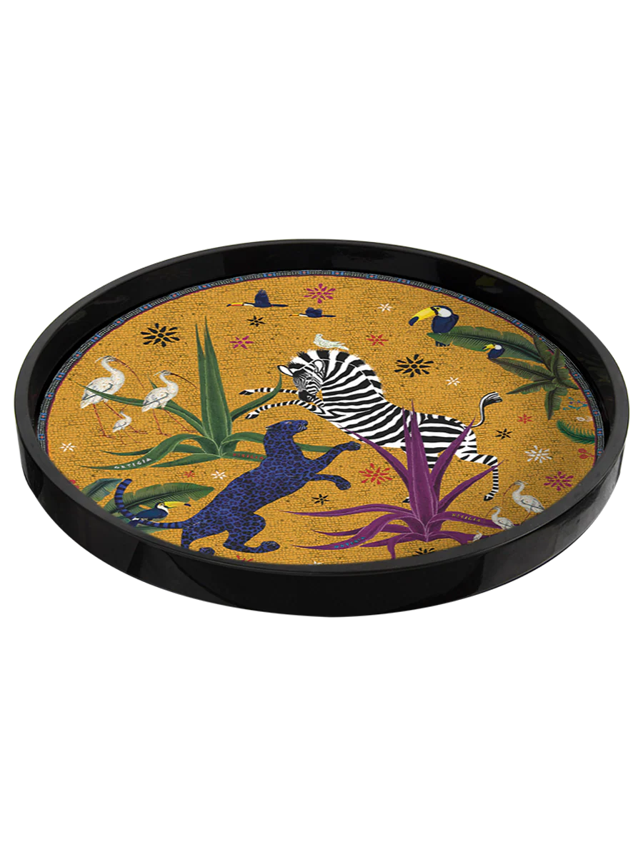 Ortigia Round Tray Jungle Sahara - Image 2