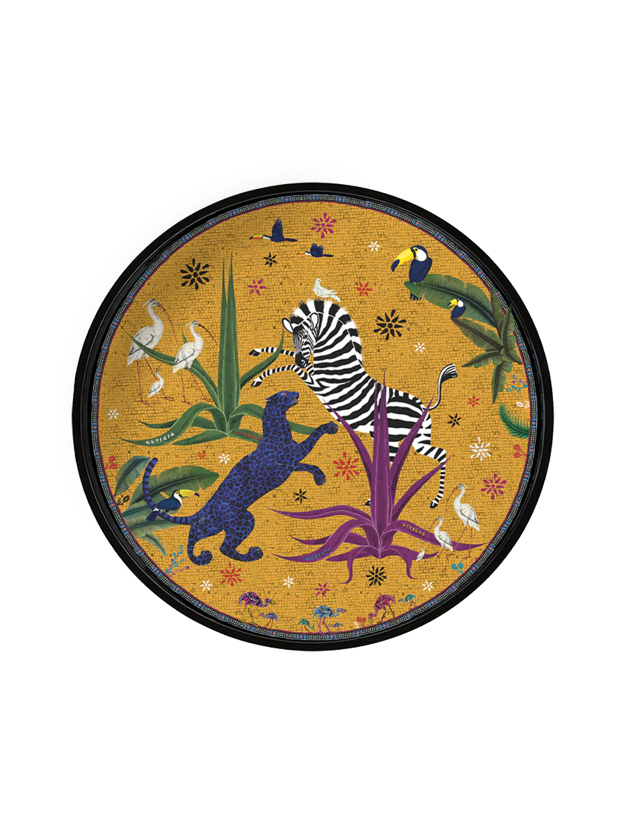 Ortigia Round Tray Jungle Sahara - Image 3
