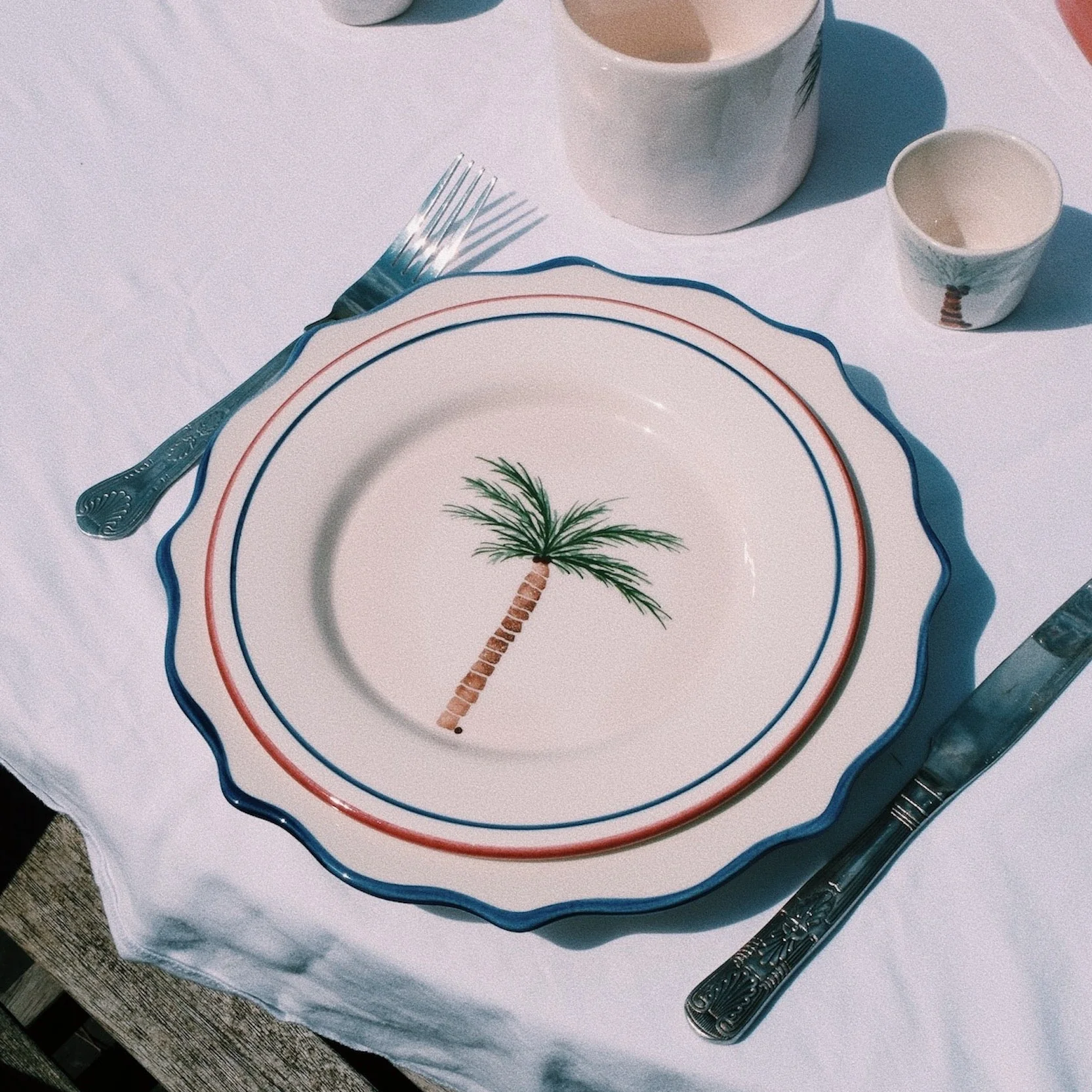Palm Tree Design Tableware - Image 6