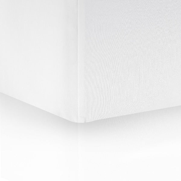 Peter Reed Extra Long 210tc Single White Egyptian Cotton Fitted Sheets - Image 2
