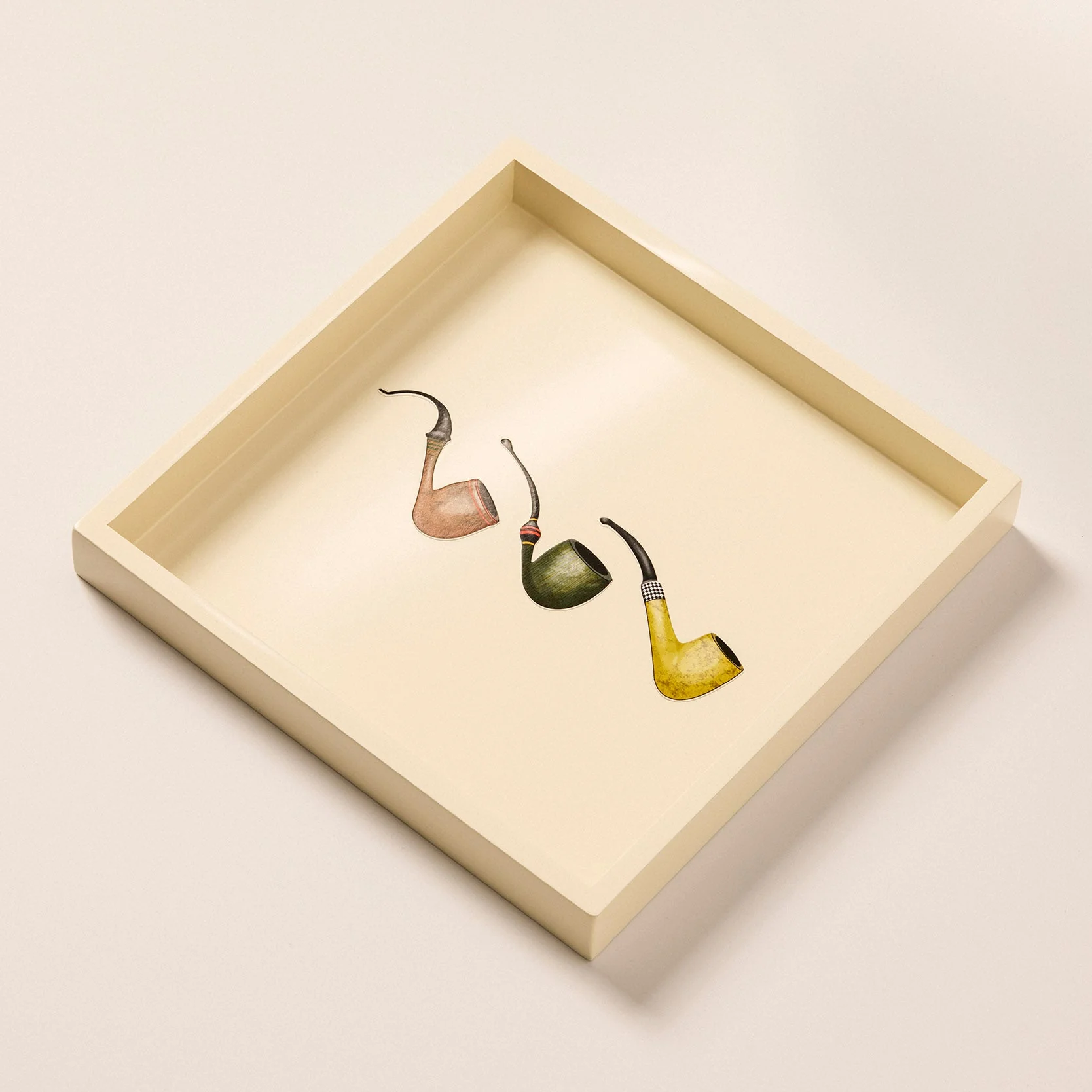 Pipes Design Lacquer Tray - Image 2