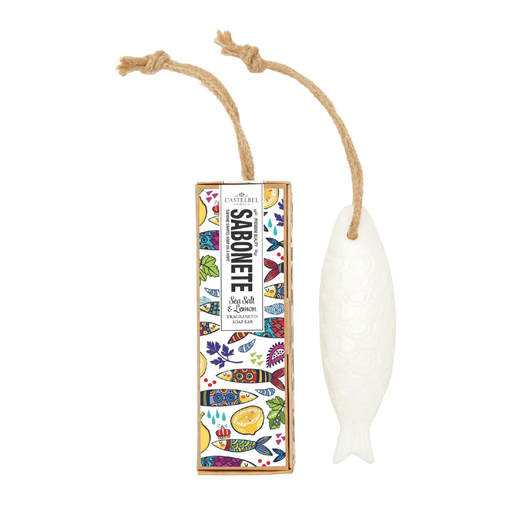 Sabonete Sardine Shaped Soap On A Rope - Image 3