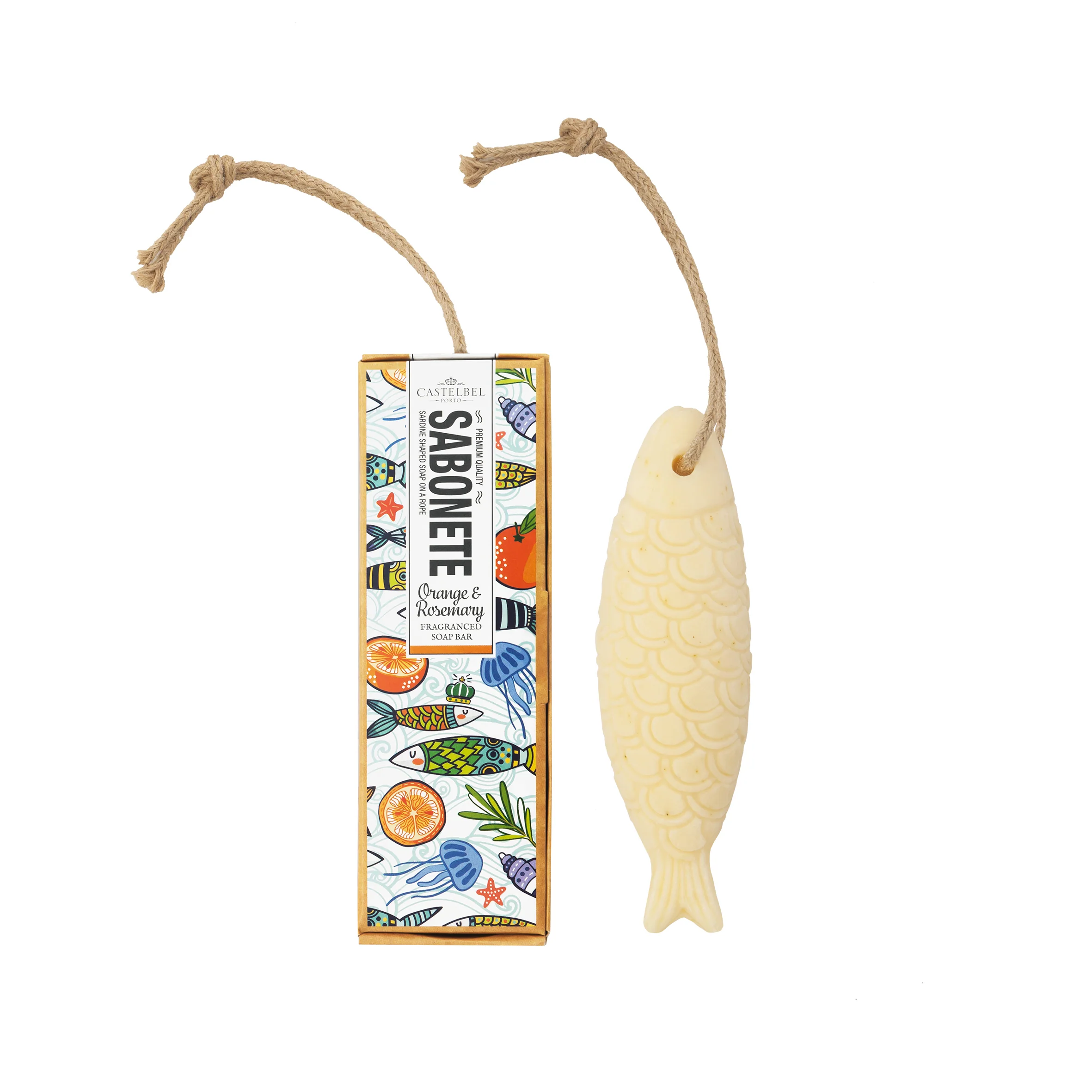 Sabonete Sardine Shaped Soap On A Rope - Image 4