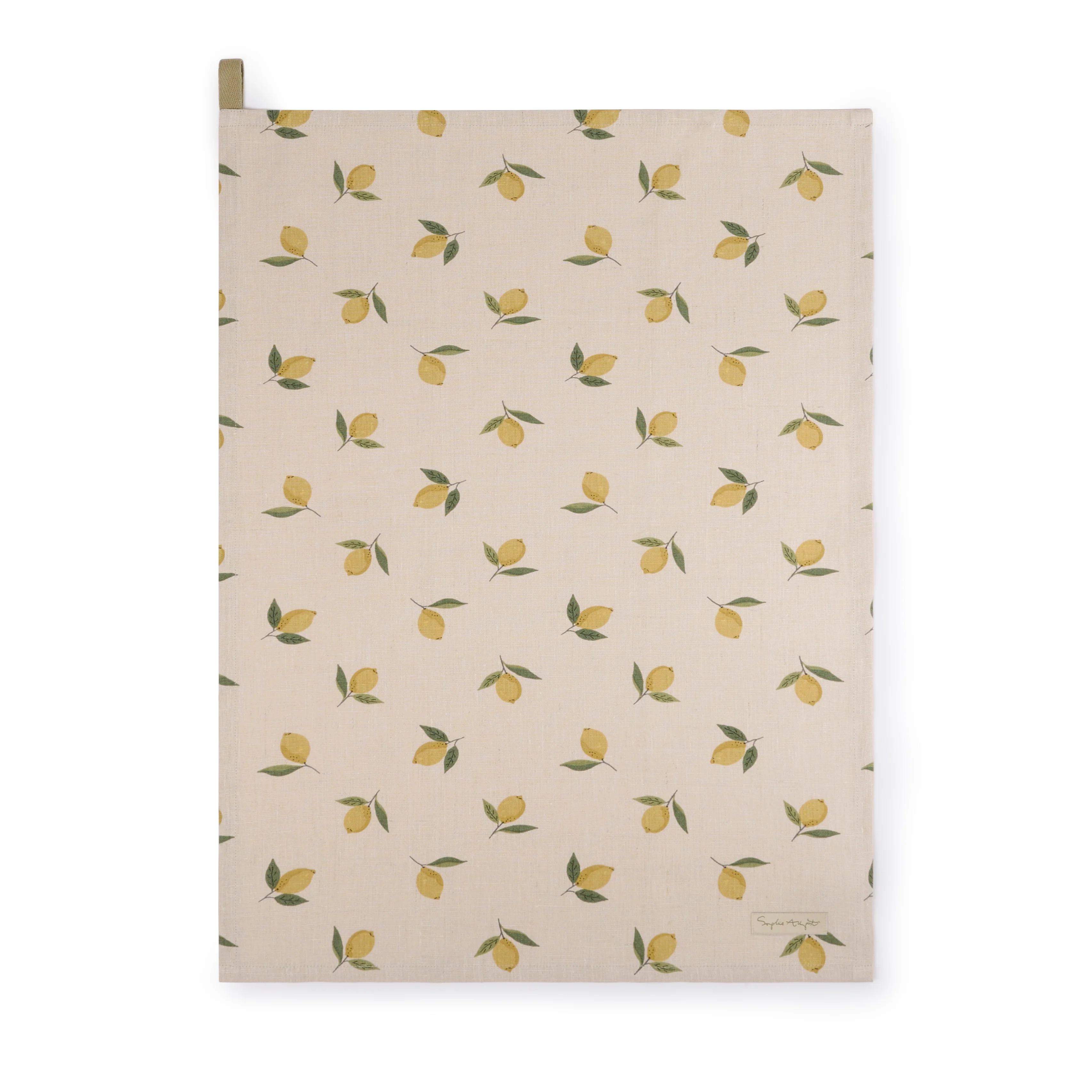 Sophie Allport Lemons Linen Tea Towels - Image 2