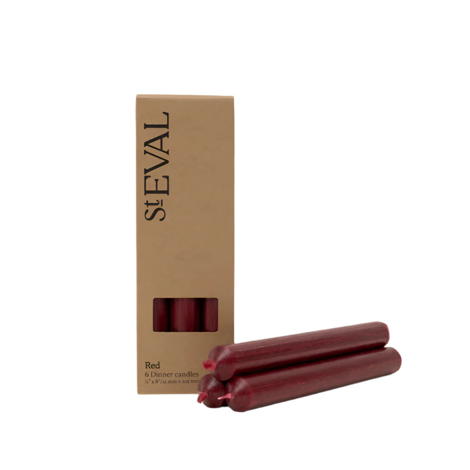 Coloured Dinner Candles Pack of Six (Unscented) - Image 11