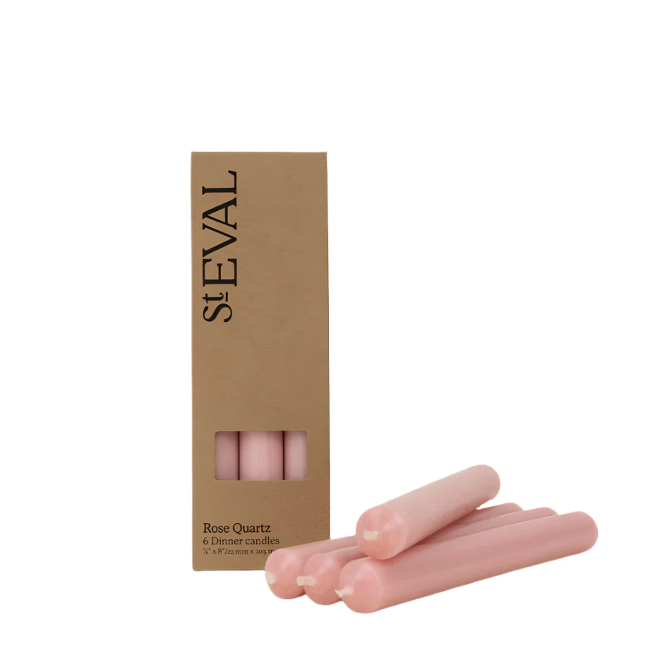 Coloured Dinner Candles Pack of Six (Unscented) - Image 2