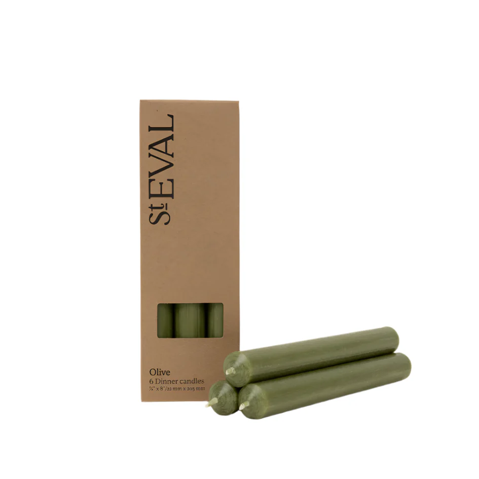 Coloured Dinner Candles Pack of Six (Unscented) - Image 4