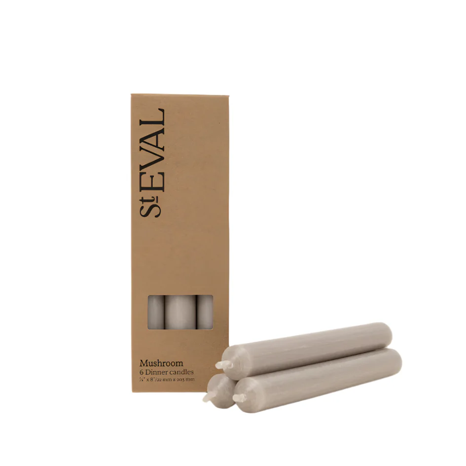 Coloured Dinner Candles Pack of Six (Unscented) - Image 6