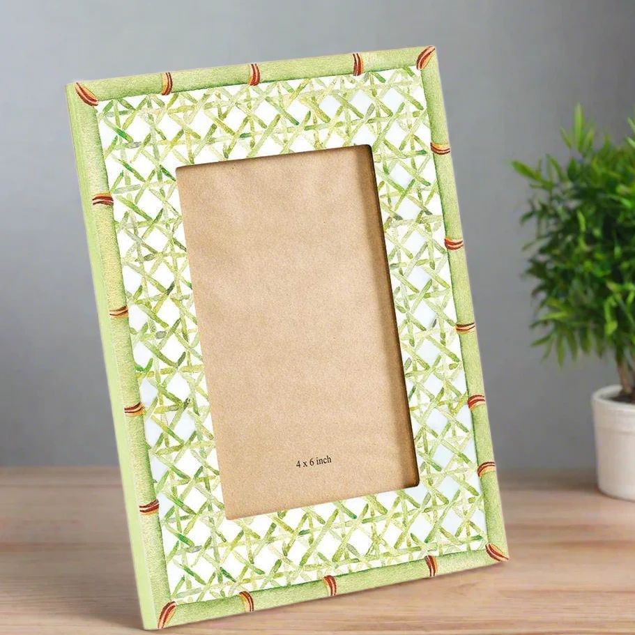 Trellis Lacquer Photo Frames - Image 4