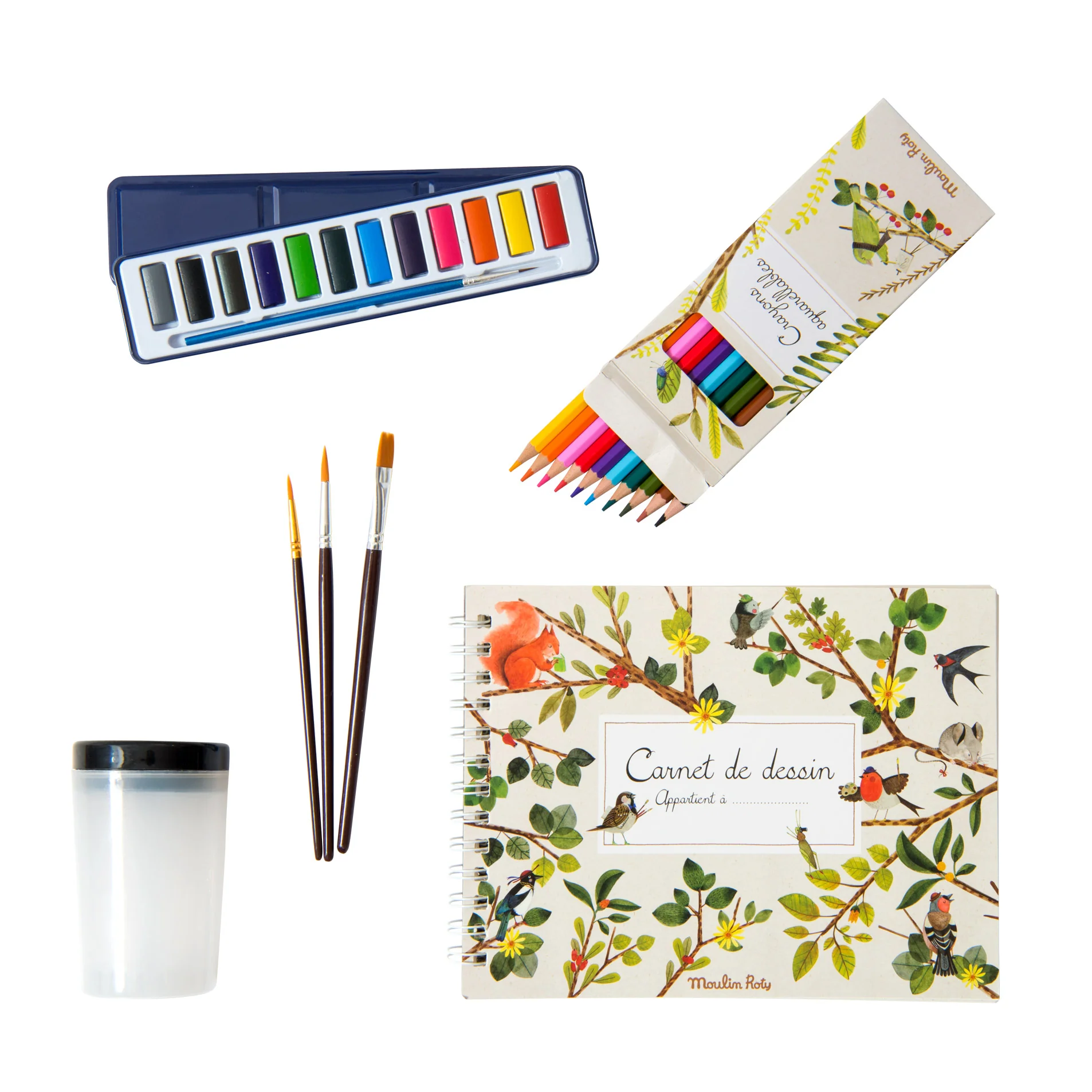 Watercolour Artist Case (l'aquarelliste) Le Jardin Du Moulin - Image 3